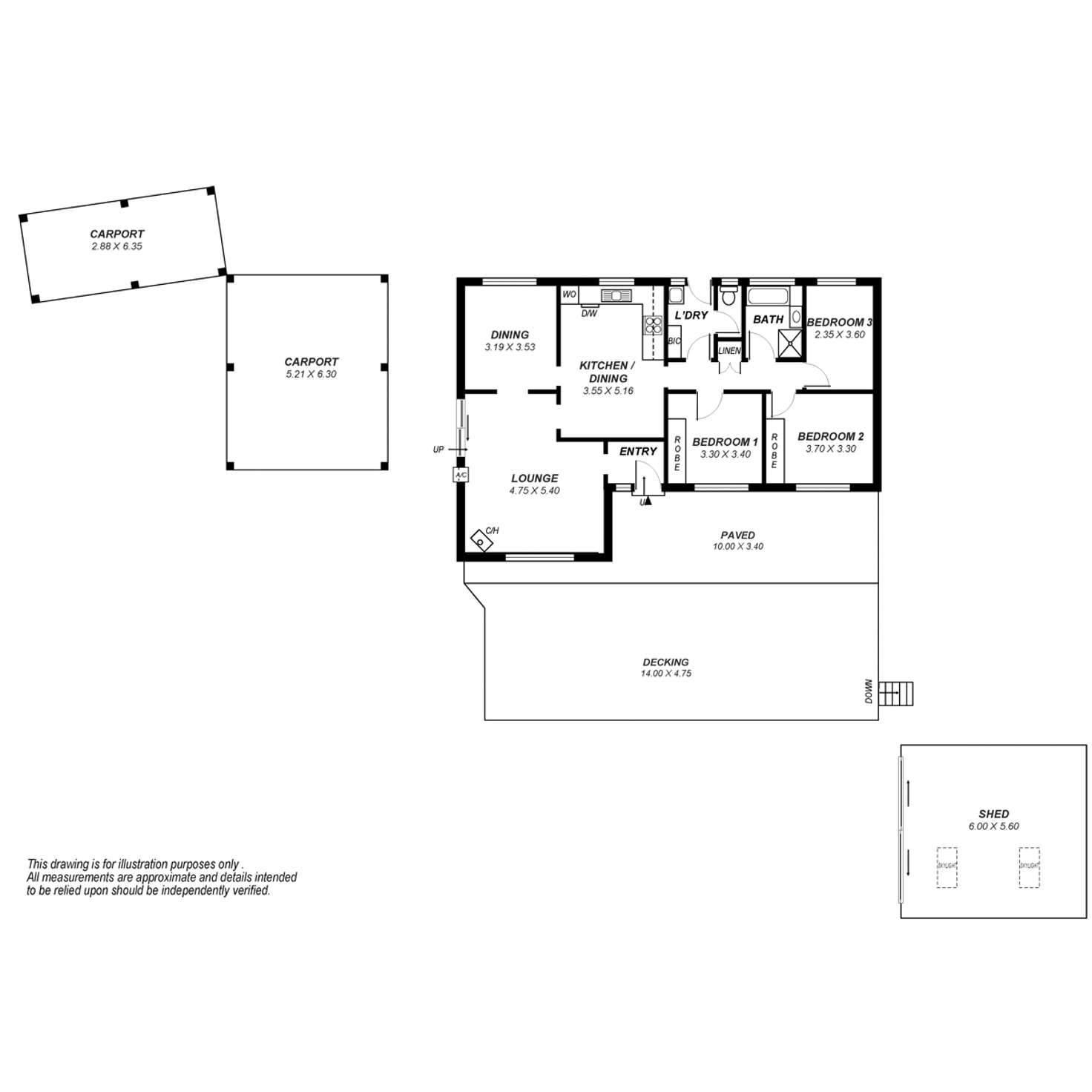 Floorplan of Homely house listing, 6 Leamington Road, Aldgate SA 5154