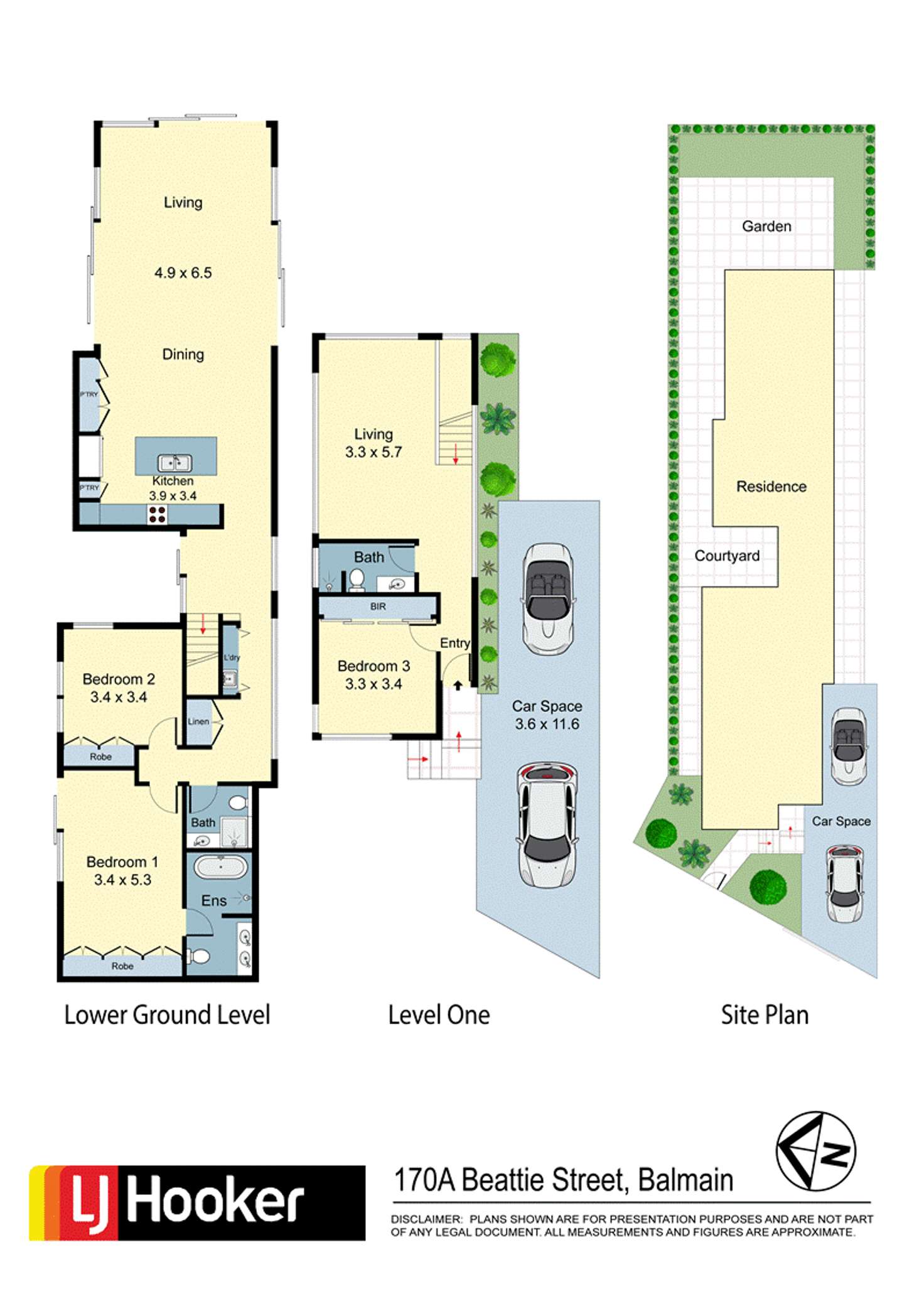 Floorplan of Homely house listing, 170A Beattie Street, Balmain NSW 2041