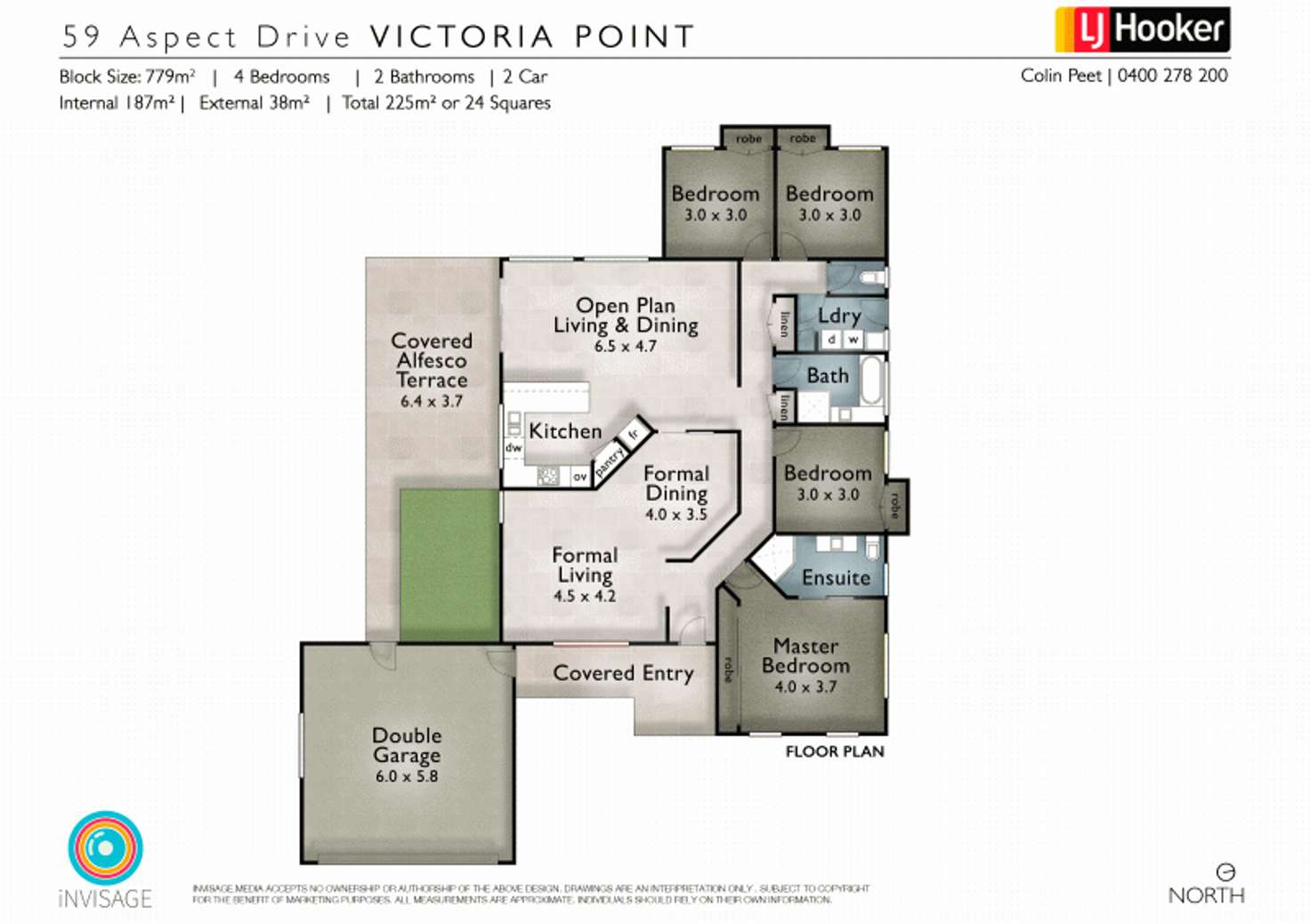 Floorplan of Homely house listing, 59 Aspect Drive, Victoria Point QLD 4165