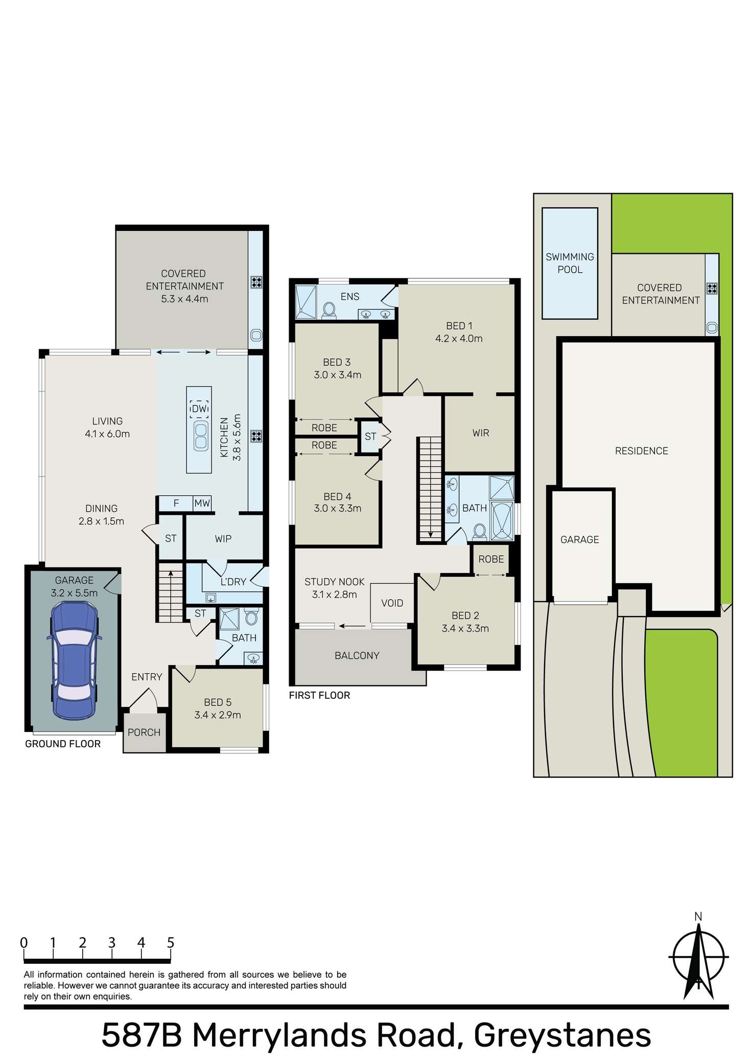Floorplan of Homely house listing, 587B Merrylands Road, Greystanes NSW 2145
