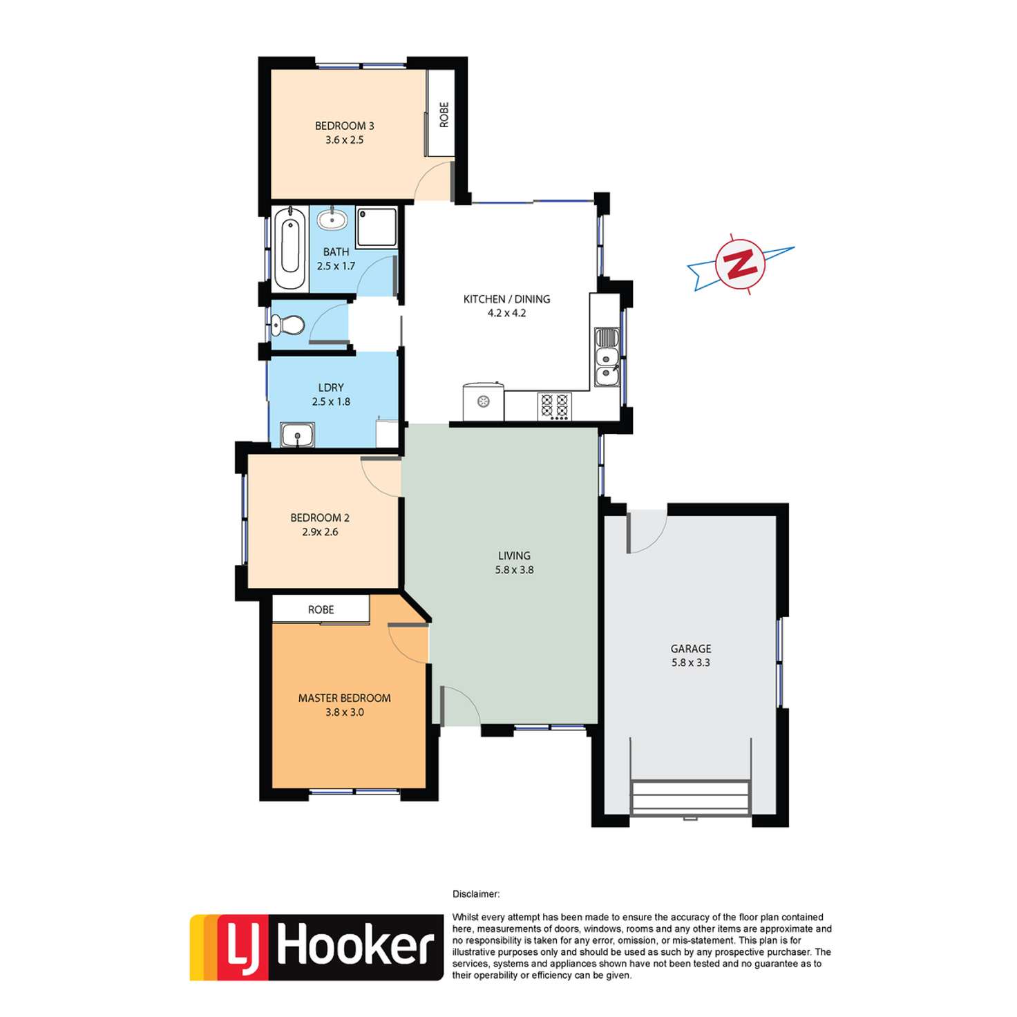 Floorplan of Homely house listing, 11 Warrell Court, Rooty Hill NSW 2766