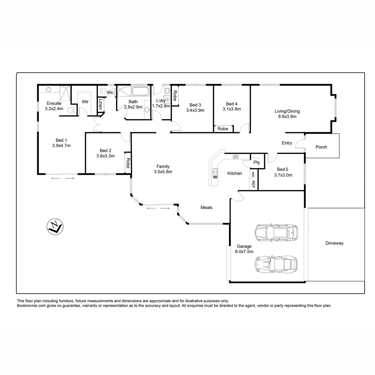 Floorplan of Homely house listing, 56 Glastonbury Circuit, Point Cook VIC 3030