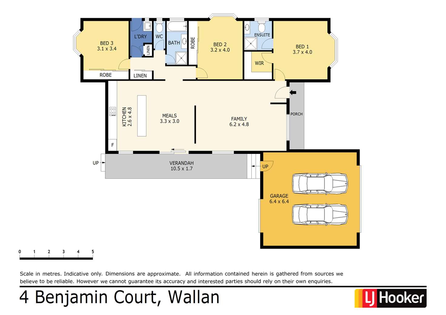 Floorplan of Homely house listing, 4 Benjamin Court, Wallan VIC 3756