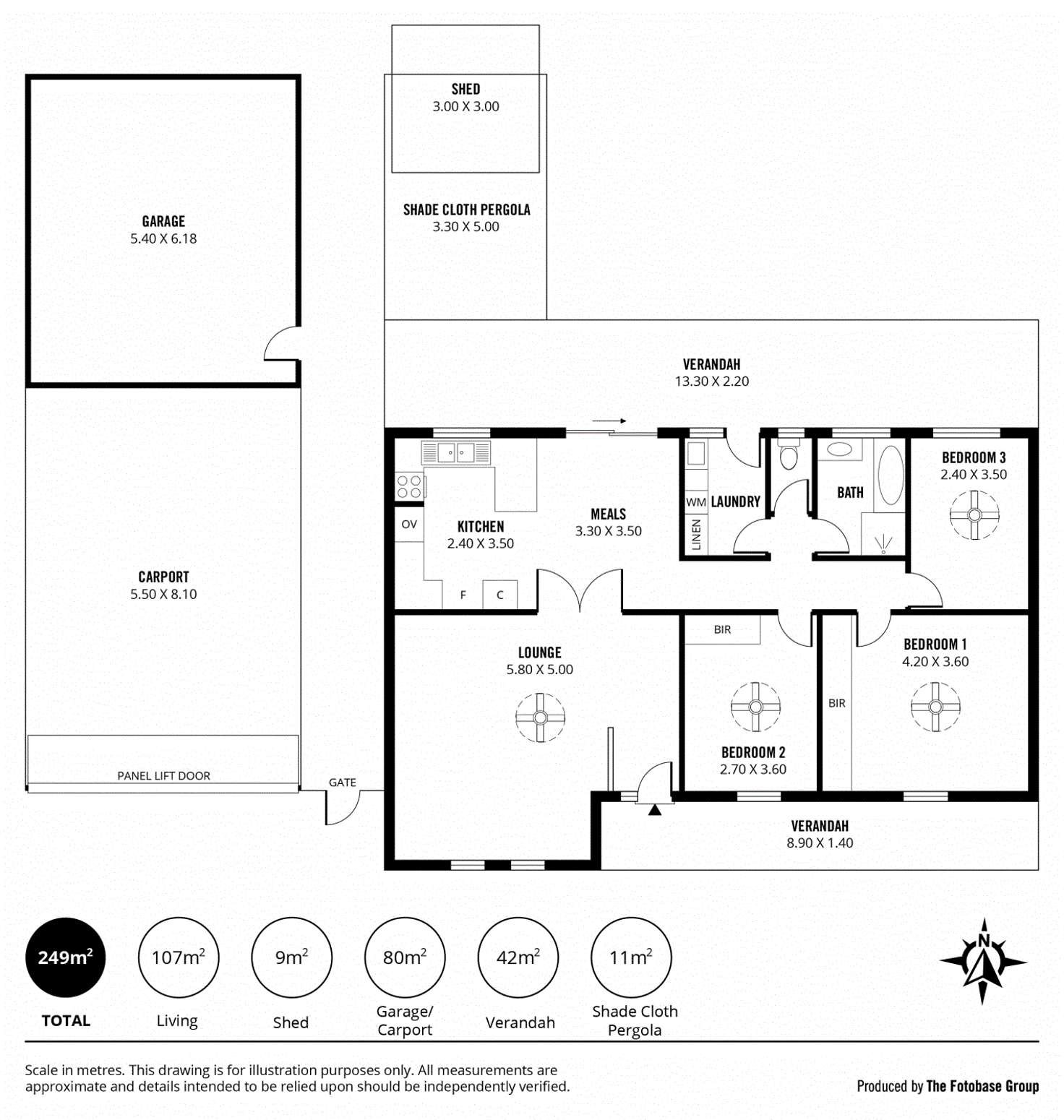 Floorplan of Homely house listing, 3 Duffield Avenue, Mount Barker SA 5251