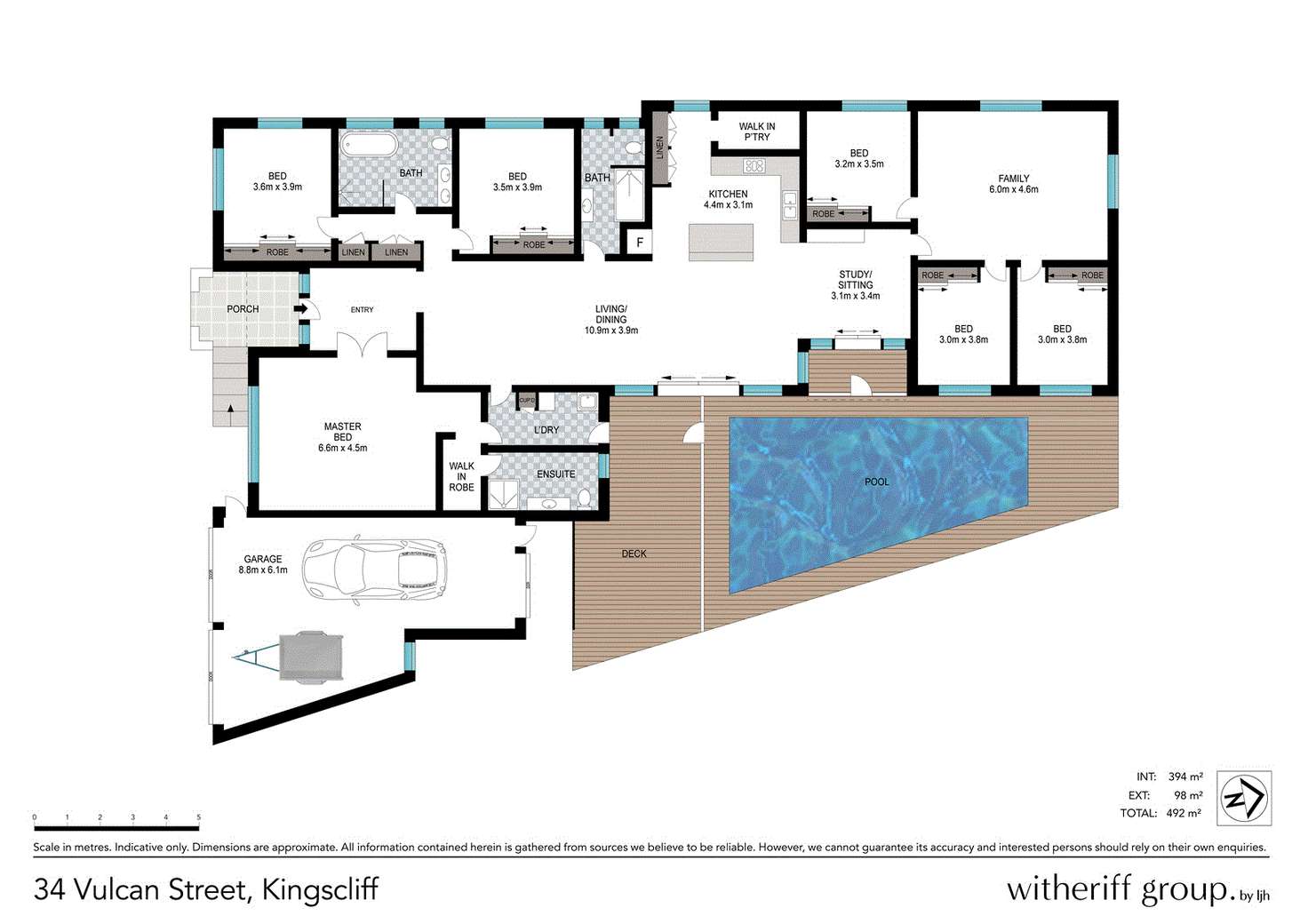 Floorplan of Homely house listing, 34 Vulcan Street, Kingscliff NSW 2487