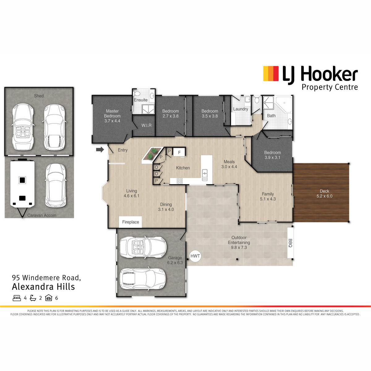 Floorplan of Homely house listing, 95 Windemere Road, Alexandra Hills QLD 4161
