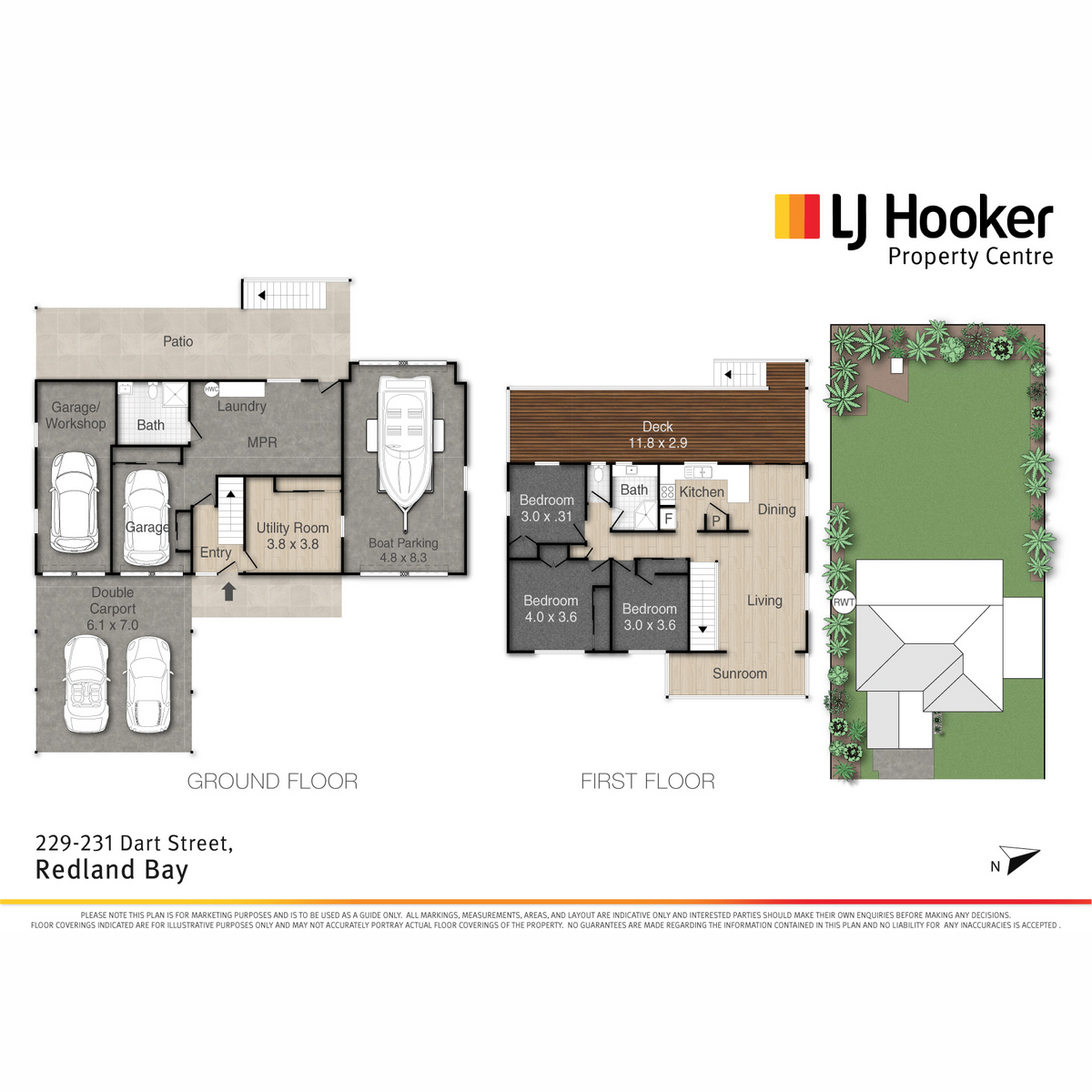 Floorplan of Homely house listing, 229-231 Dart Street, Redland Bay QLD 4165