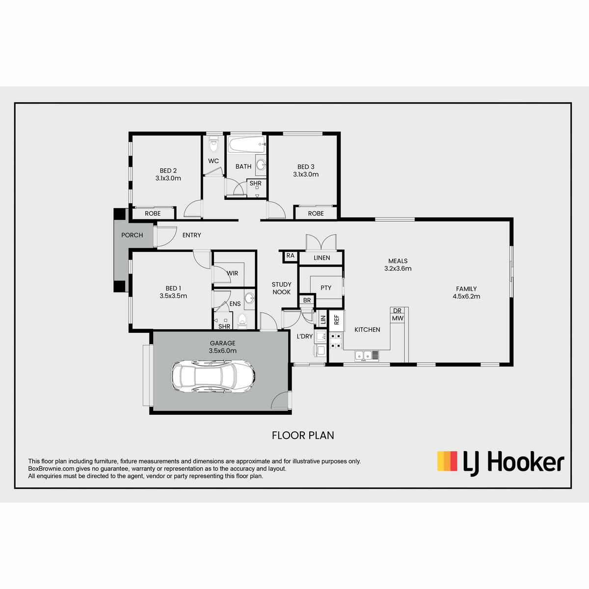 Floorplan of Homely house listing, 98 Waterhaven Boulevard, Point Cook VIC 3030