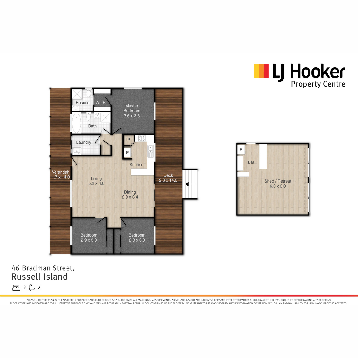 Floorplan of Homely house listing, 46 Bradman Street, Russell Island QLD 4184