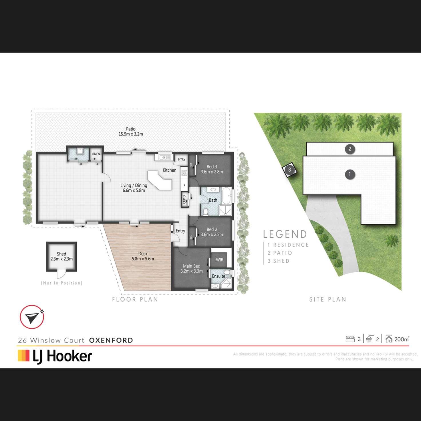 Floorplan of Homely house listing, 26 Winslow Court, Oxenford QLD 4210