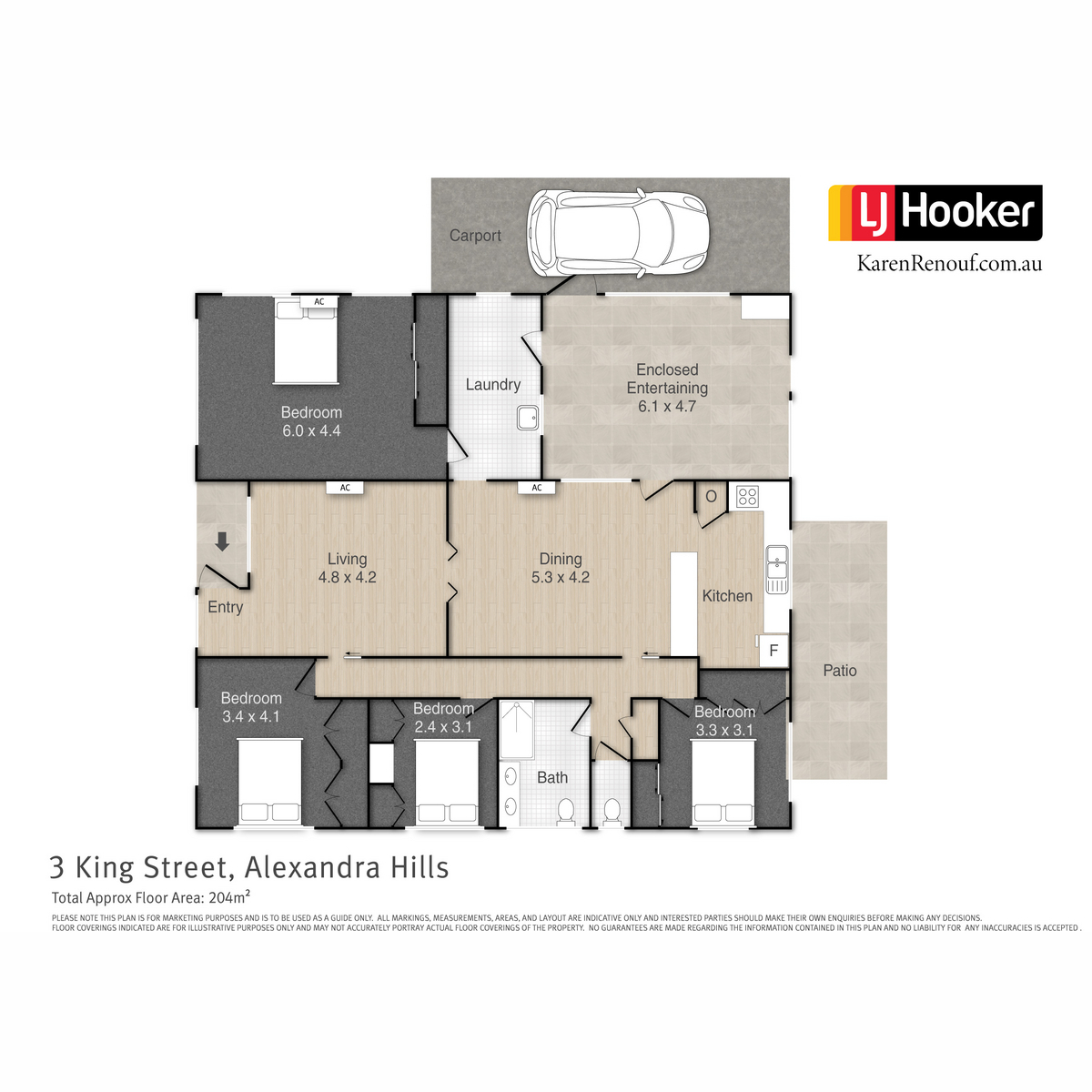 Floorplan of Homely house listing, 3 King Street, Alexandra Hills QLD 4161
