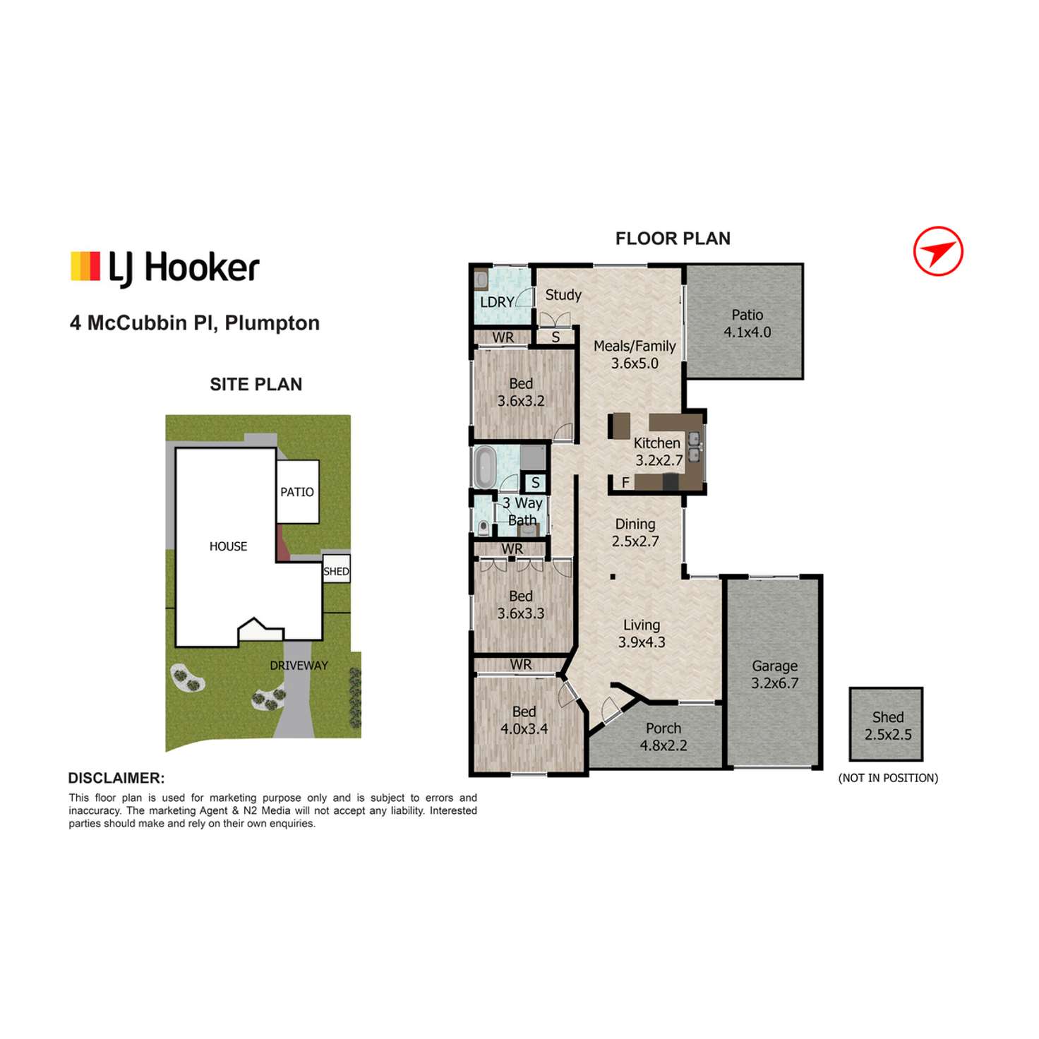 Floorplan of Homely house listing, 4 McCubbin Place, Plumpton NSW 2761