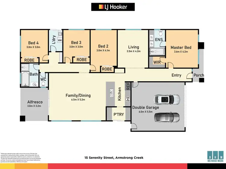 Floorplan of Homely house listing, 15 Serenity Street, Armstrong Creek VIC 3217