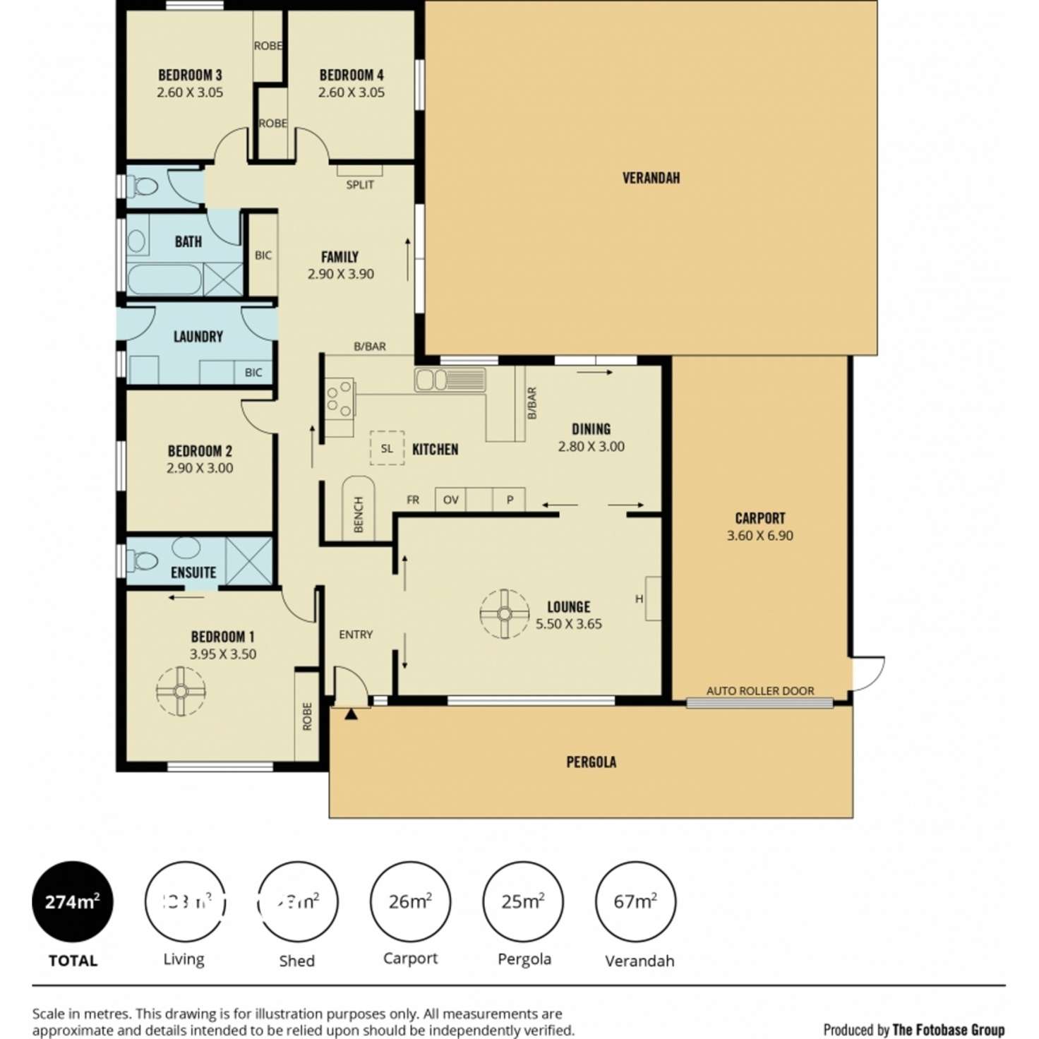 Floorplan of Homely house listing, 15 Dernancourt Drive, Dernancourt SA 5075