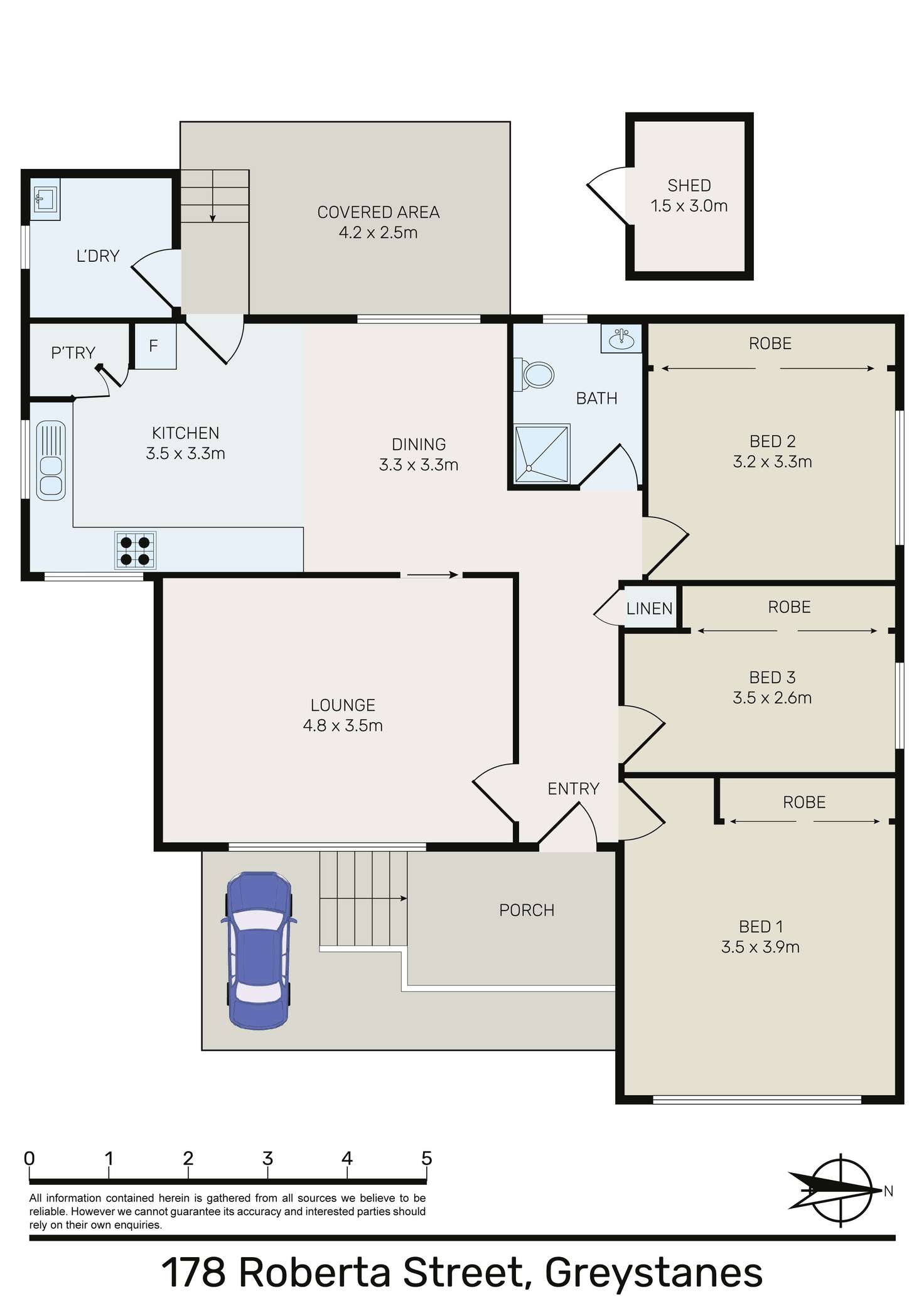 Floorplan of Homely house listing, 178 Roberta Street, Greystanes NSW 2145