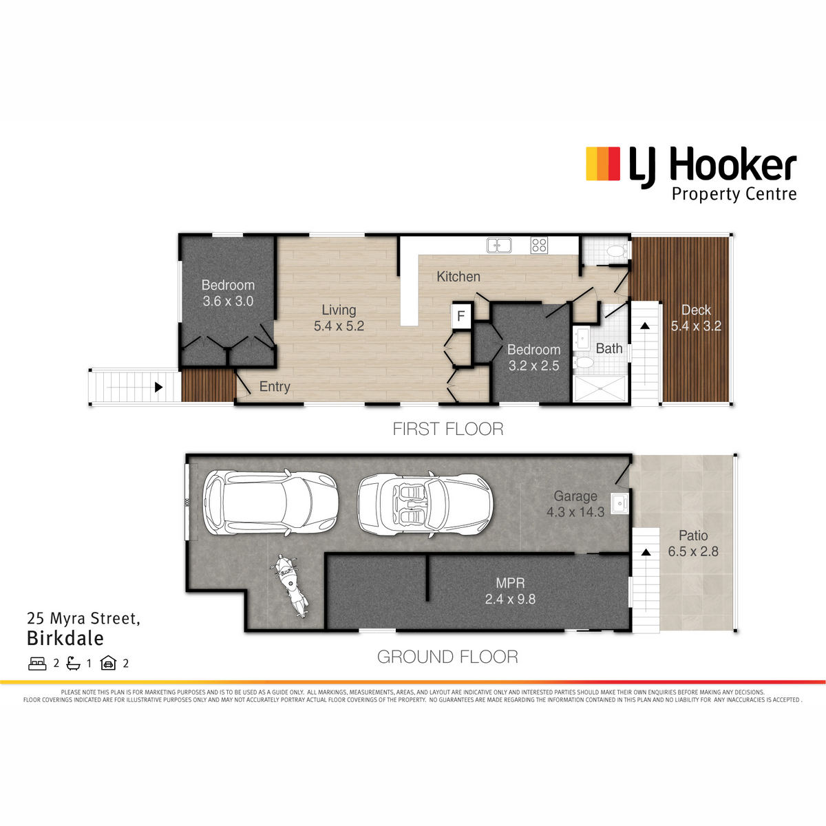 Floorplan of Homely house listing, 25 Myra Street, Birkdale QLD 4159