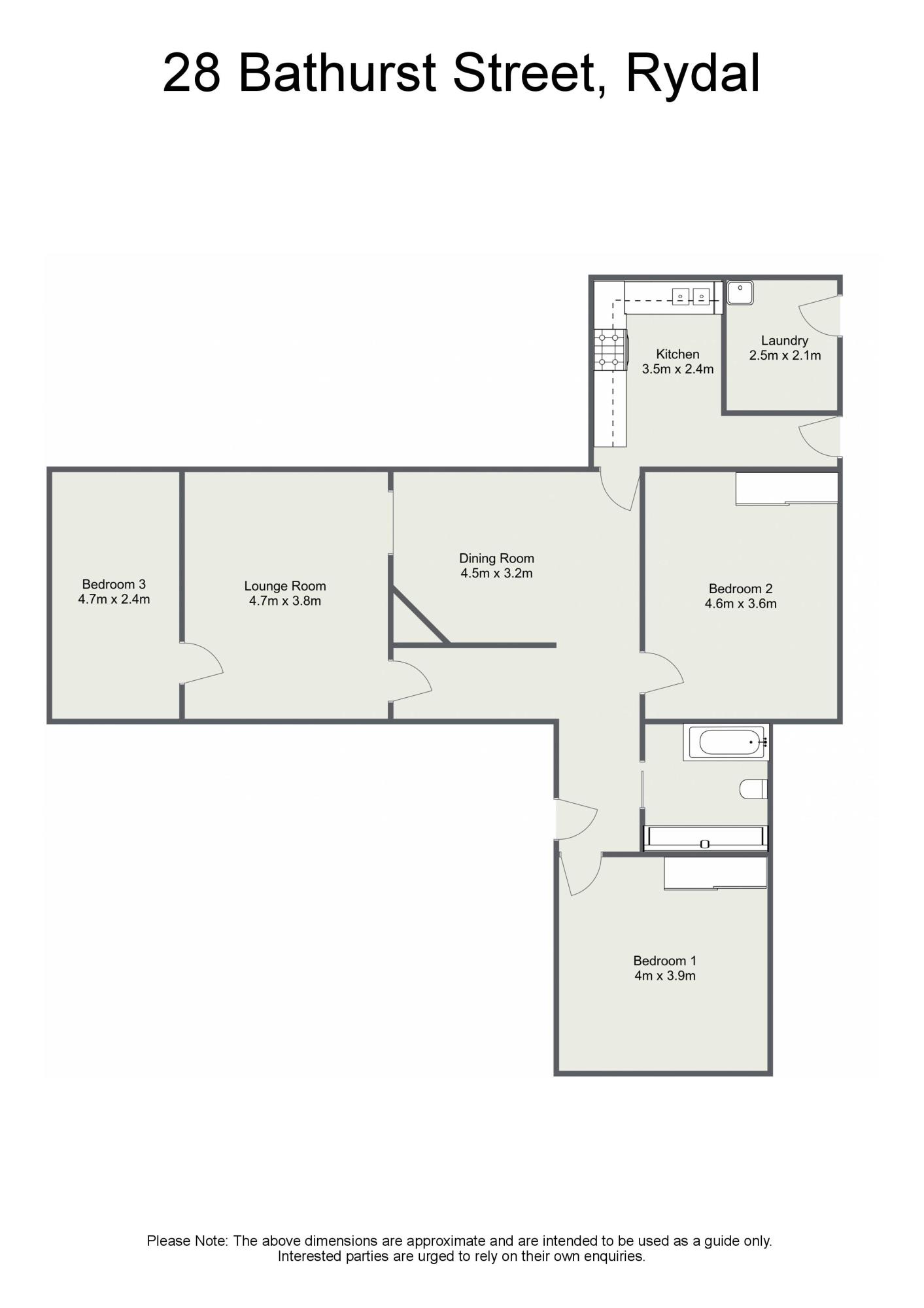 Floorplan of Homely house listing, 28 Bathurst Street, Rydal NSW 2790