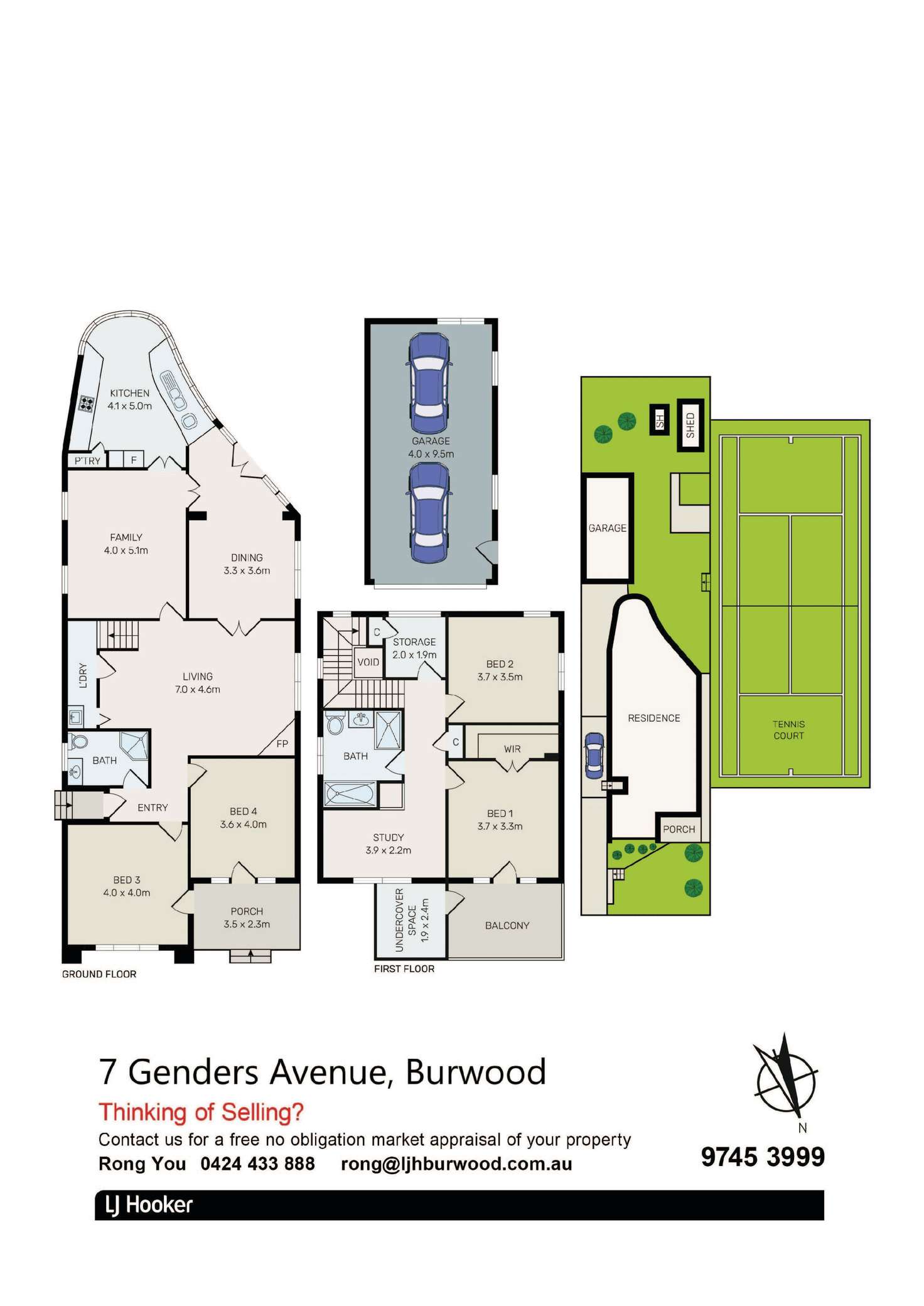 Floorplan of Homely house listing, 7 Genders Avenue, Burwood NSW 2134