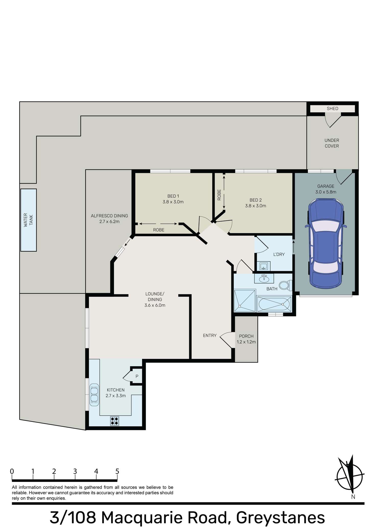 Floorplan of Homely house listing, 3/108 Macquarie Road, Greystanes NSW 2145