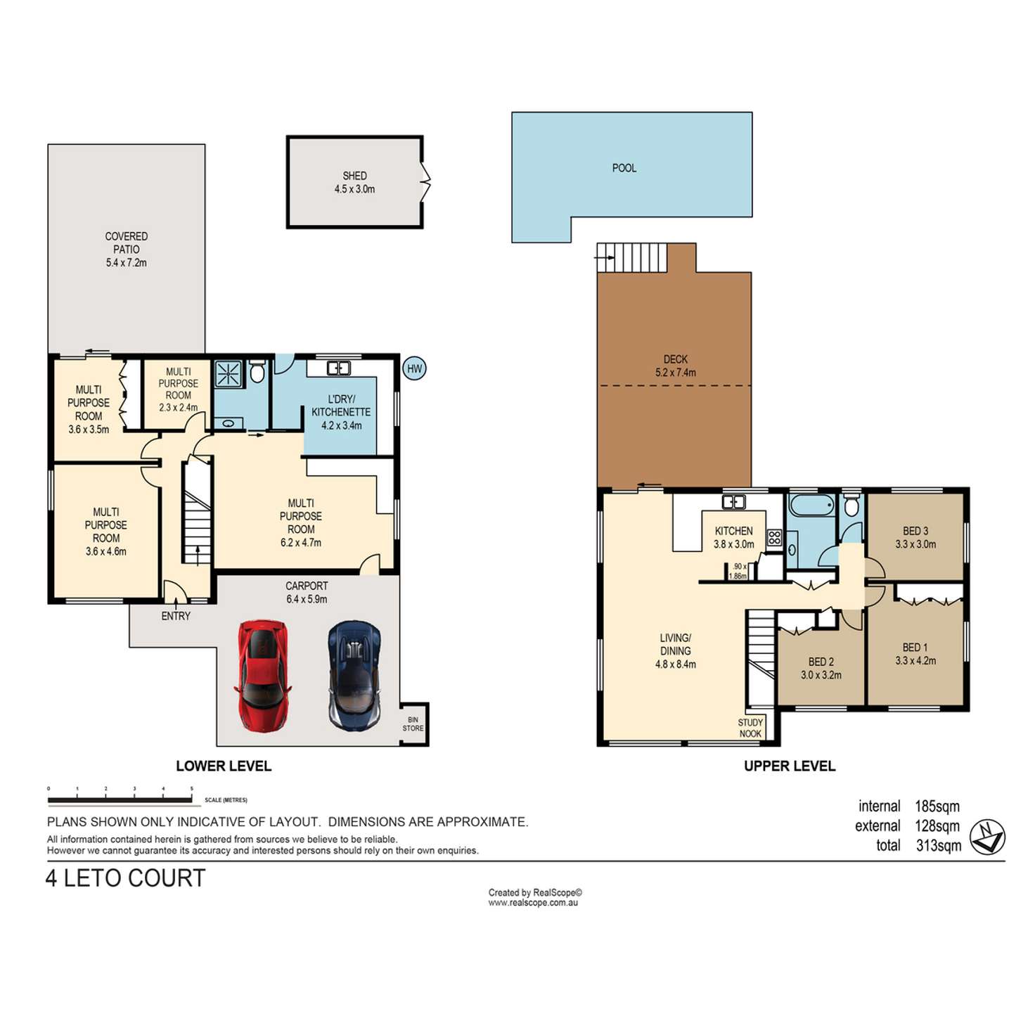 Floorplan of Homely house listing, 4 Leto Court, Eatons Hill QLD 4037