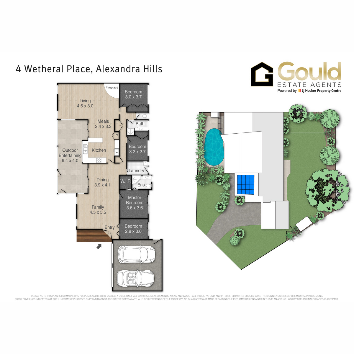 Floorplan of Homely house listing, 4 Wetheral Place, Alexandra Hills QLD 4161