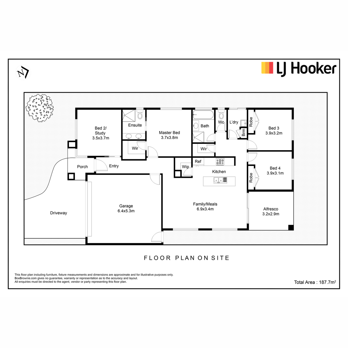 Floorplan of Homely house listing, 46 Glenfern Circuit, Truganina VIC 3029