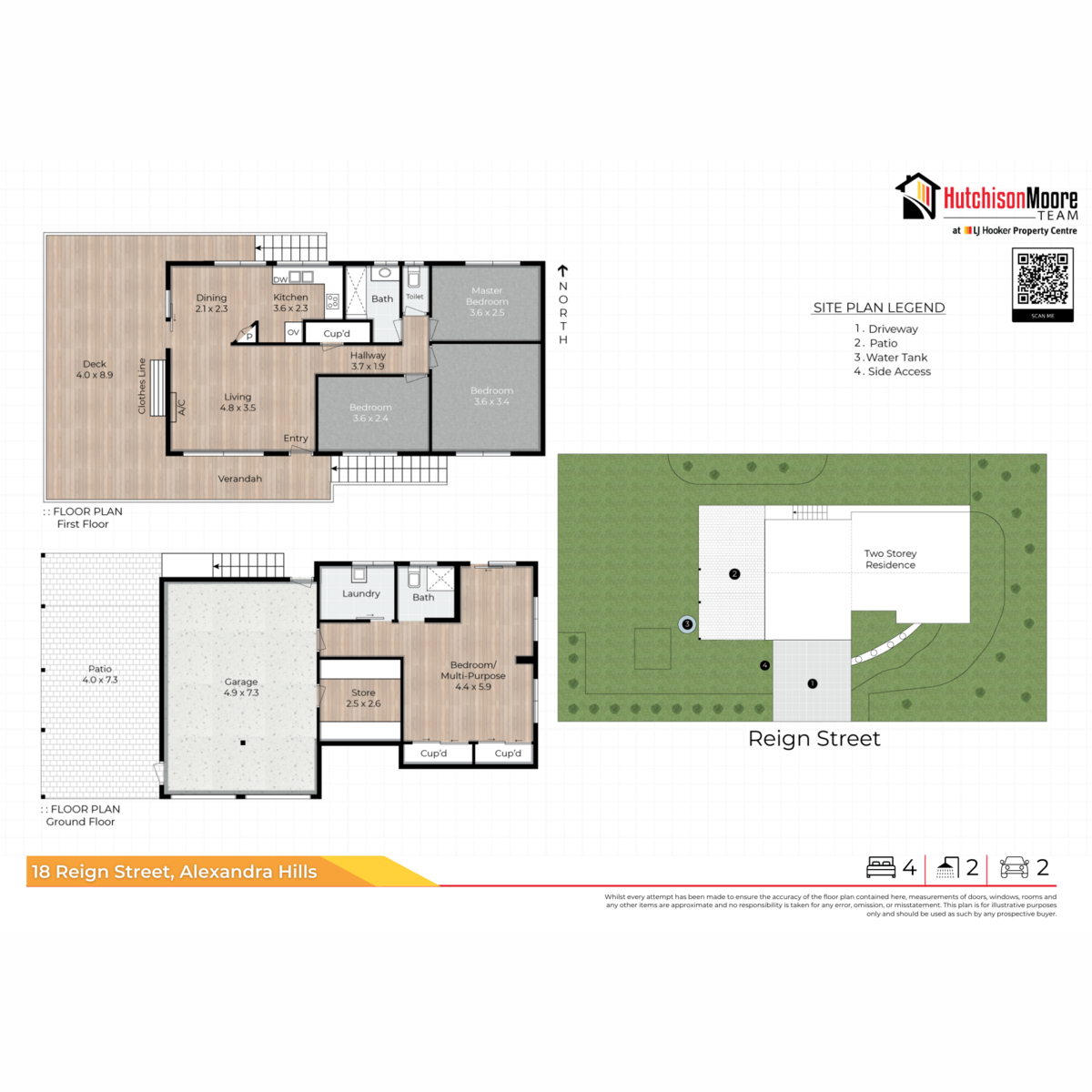 Floorplan of Homely house listing, 18 Reign Street, Alexandra Hills QLD 4161