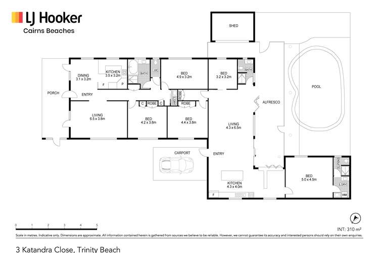 Floorplan of Homely house listing, 3 Katandra Close, Trinity Beach QLD 4879