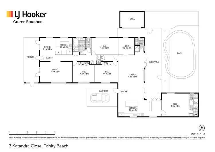 Floorplan of Homely house listing, 3 Katandra Close, Trinity Beach QLD 4879