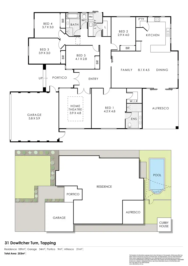 Floorplan of Homely house listing, 31 Dowitcher Turn, Tapping WA 6065
