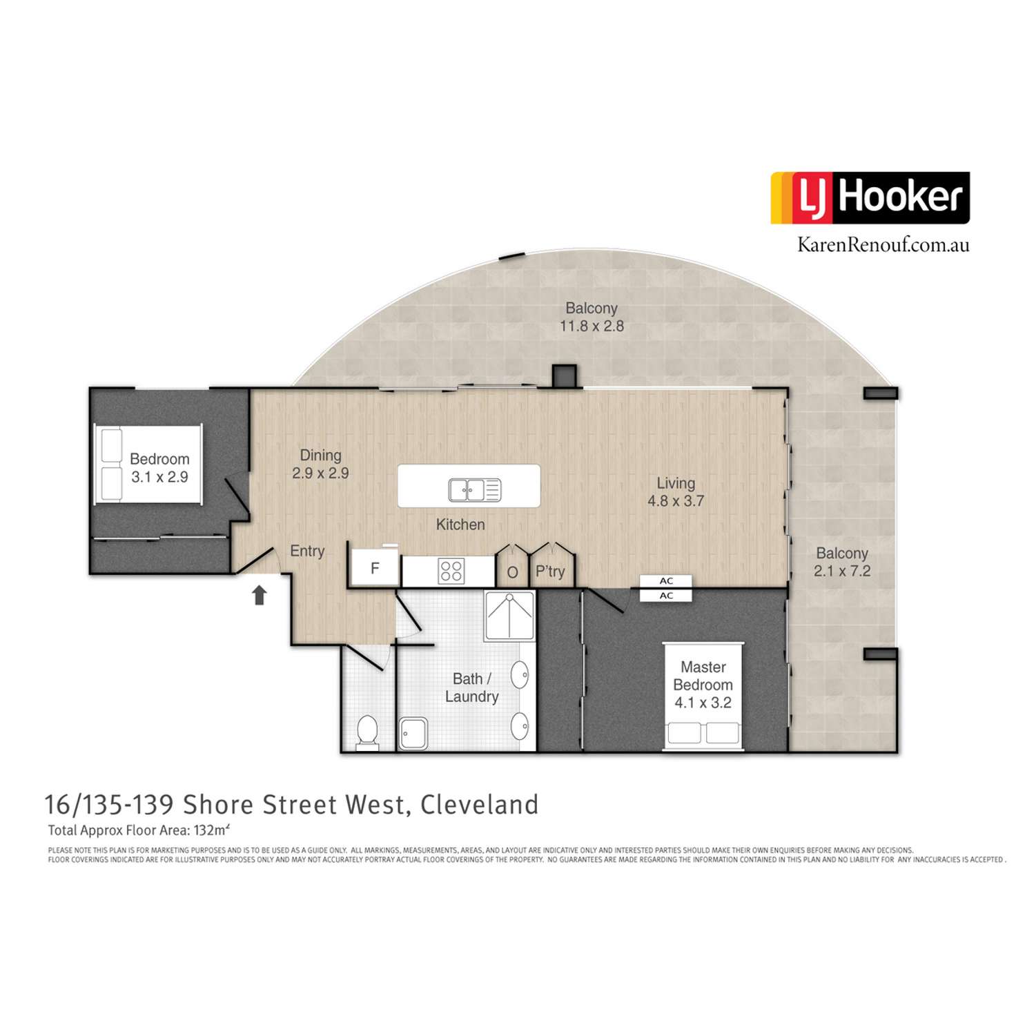 Floorplan of Homely unit listing, 16/135-139 Shore Street West, Cleveland QLD 4163