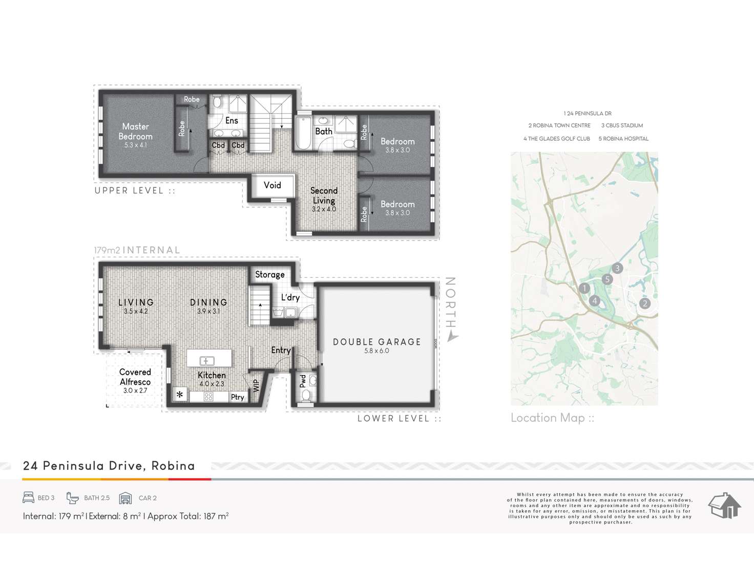 Floorplan of Homely house listing, 24 Peninsula Drive, Robina QLD 4226