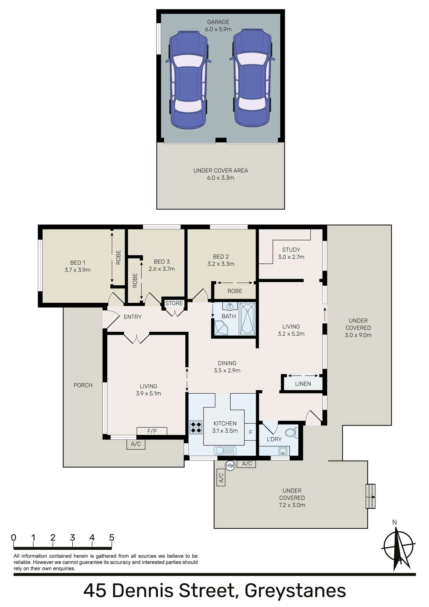 Floorplan of Homely house listing, 45 Dennis Street, Greystanes NSW 2145
