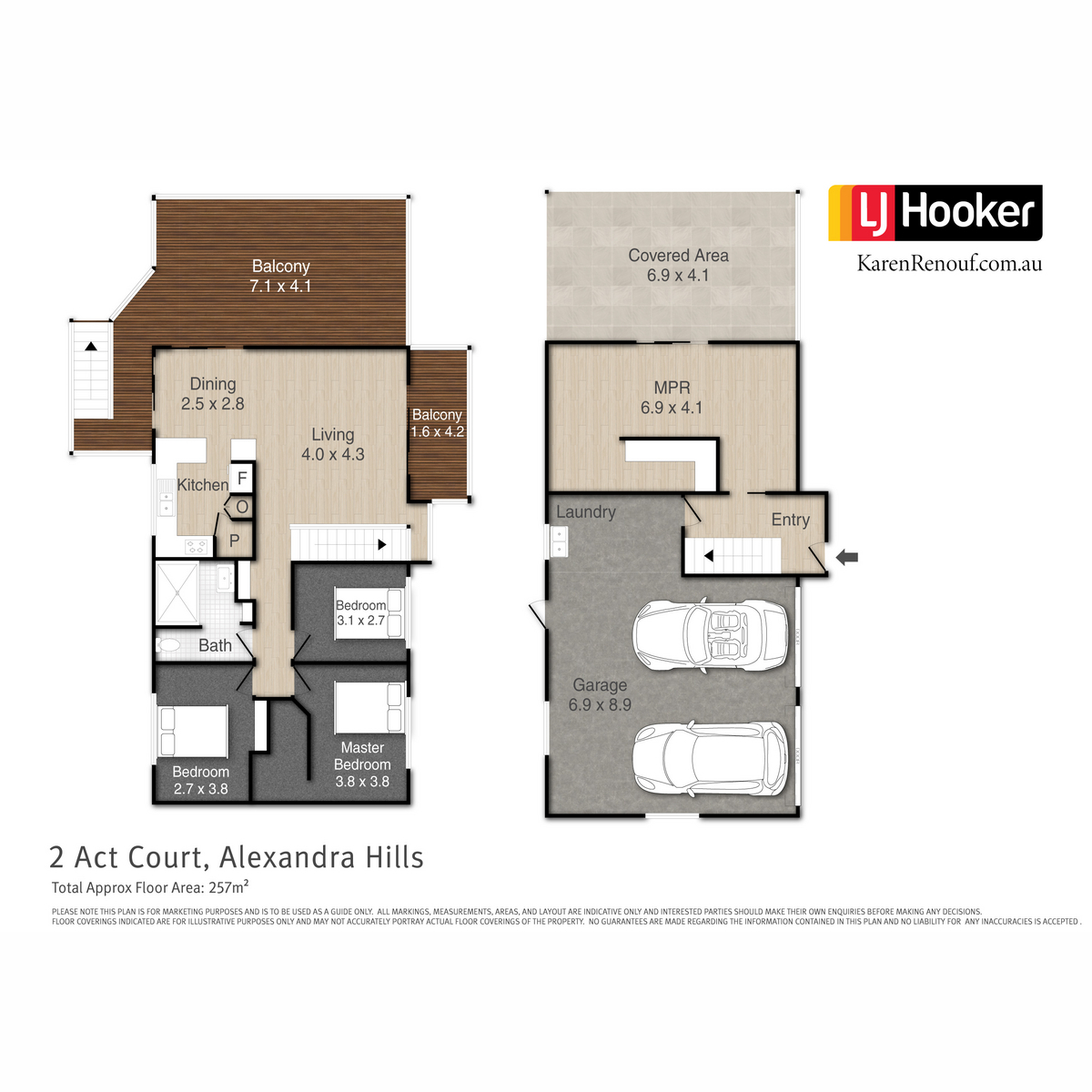 Floorplan of Homely house listing, 2 Act Court, Alexandra Hills QLD 4161