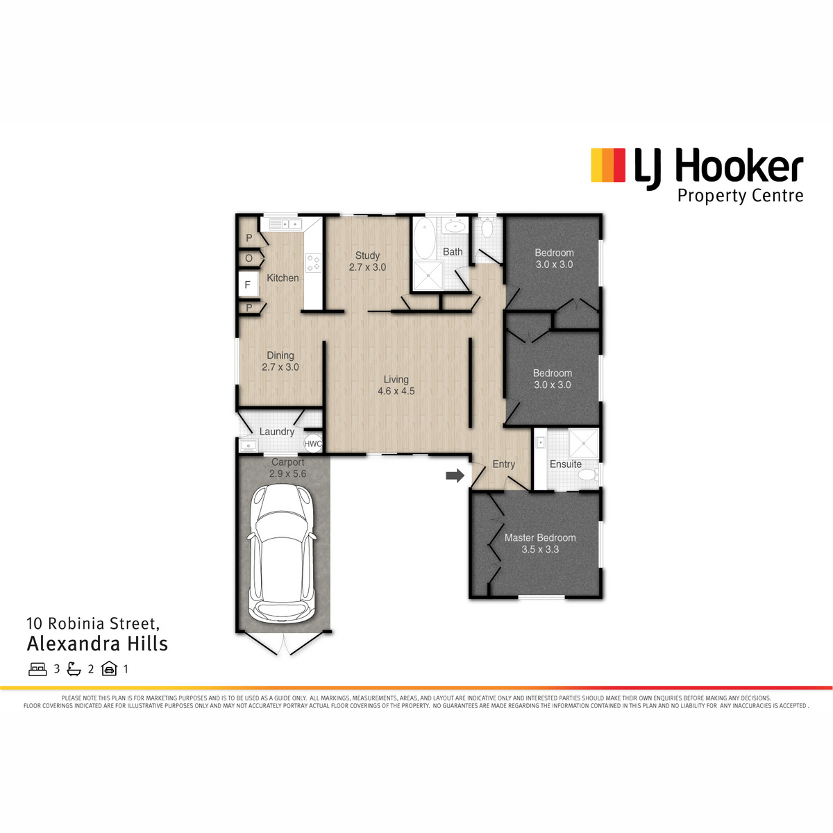 Floorplan of Homely house listing, 10 Robinia Street, Alexandra Hills QLD 4161