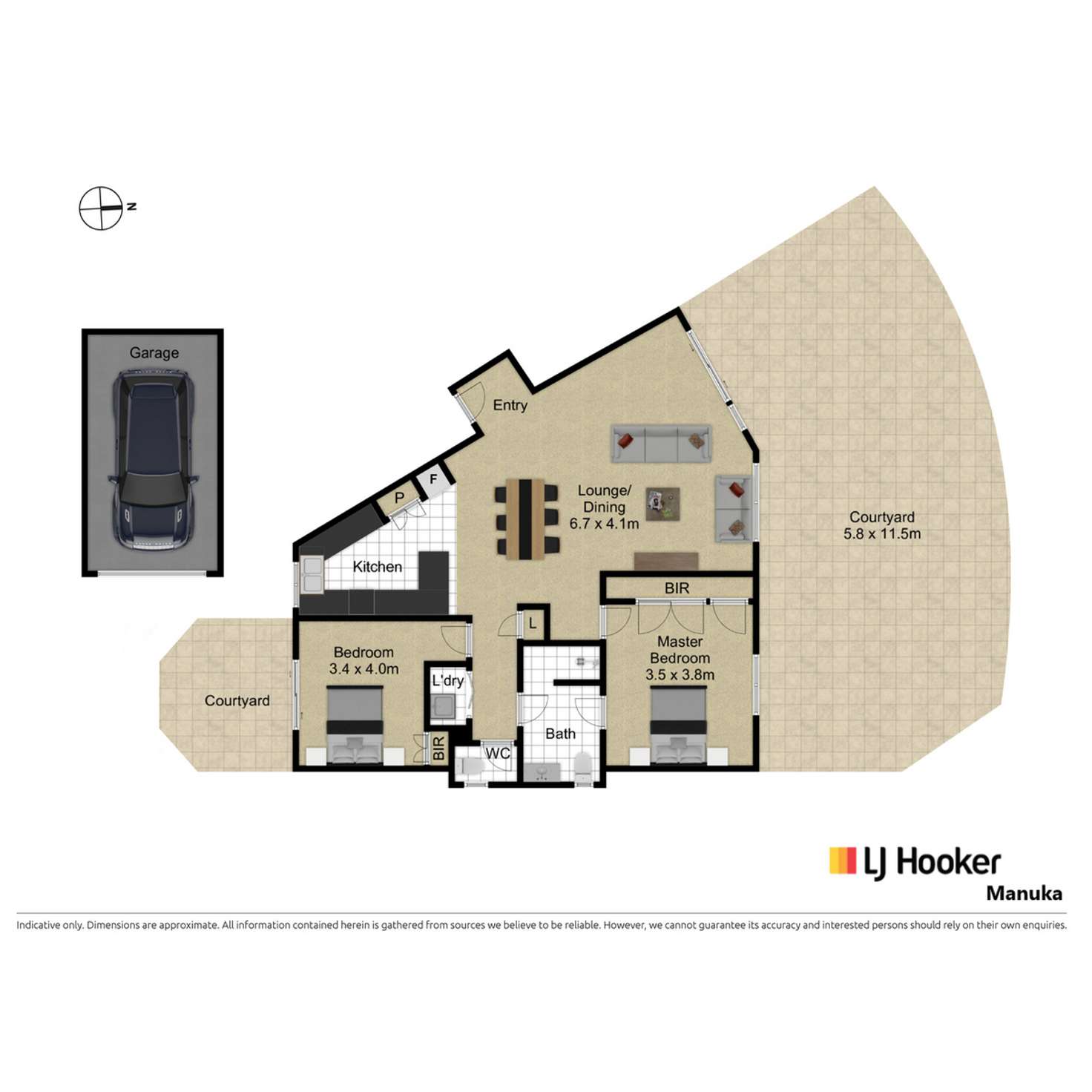 Floorplan of Homely apartment listing, 1/11 Tenison - Woods Circuit, Bonython ACT 2905