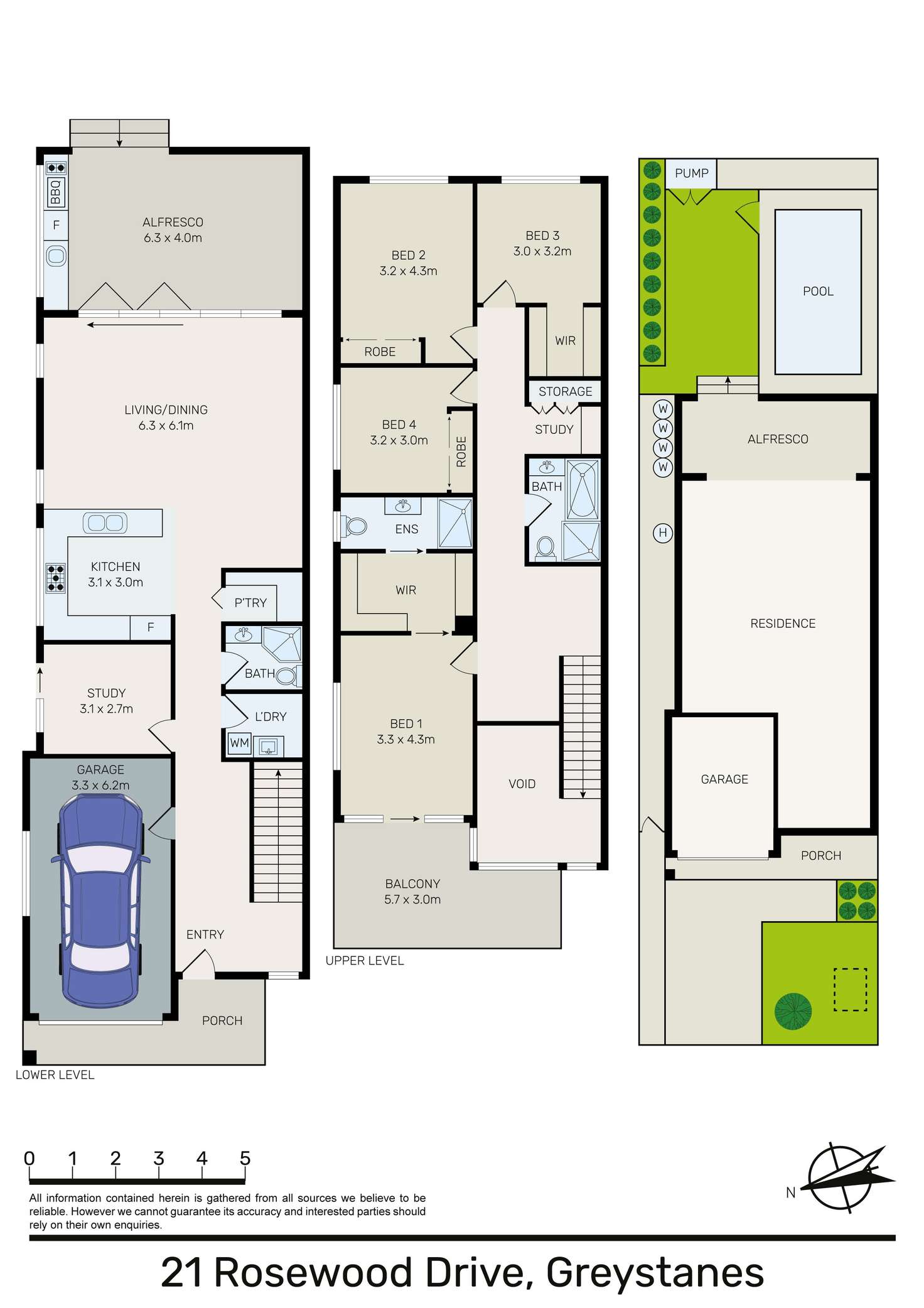 Floorplan of Homely house listing, 21 Rosewood Drive, Greystanes NSW 2145