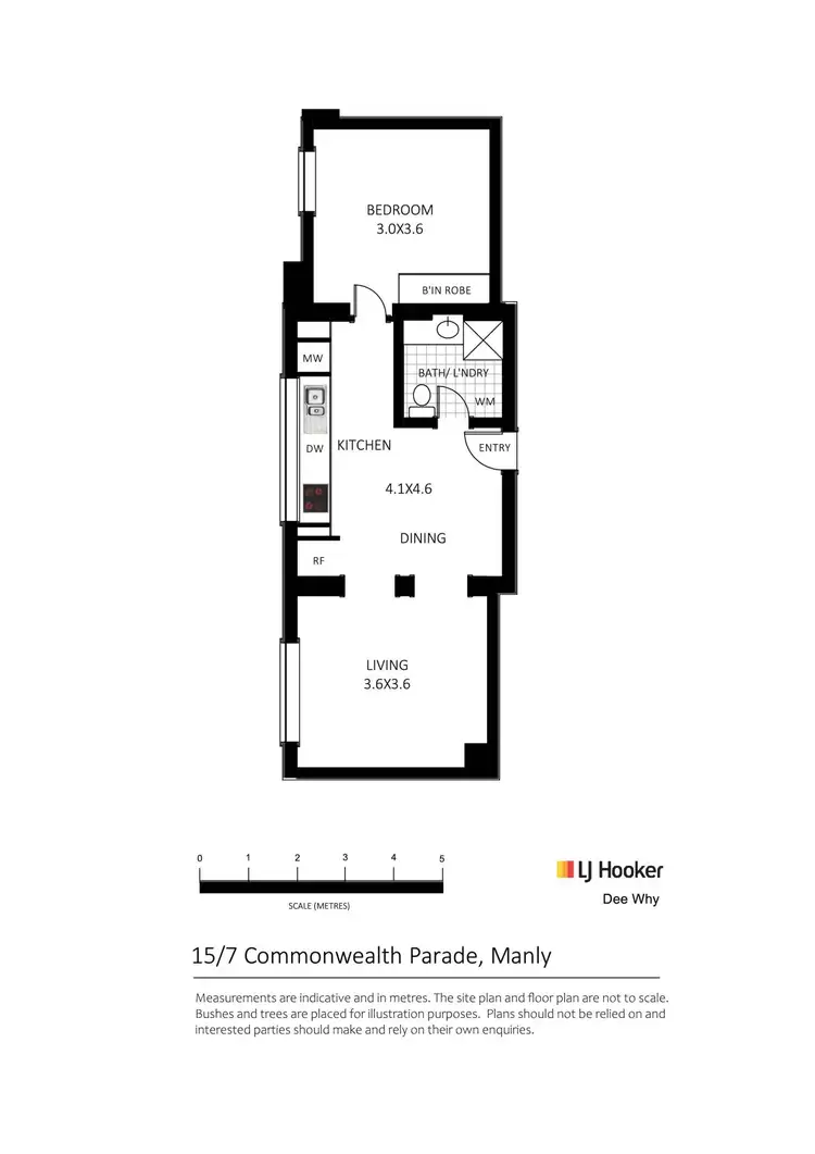 Floorplan of Homely apartment listing, 15/7 Commonwealth Parade, Manly NSW 2095