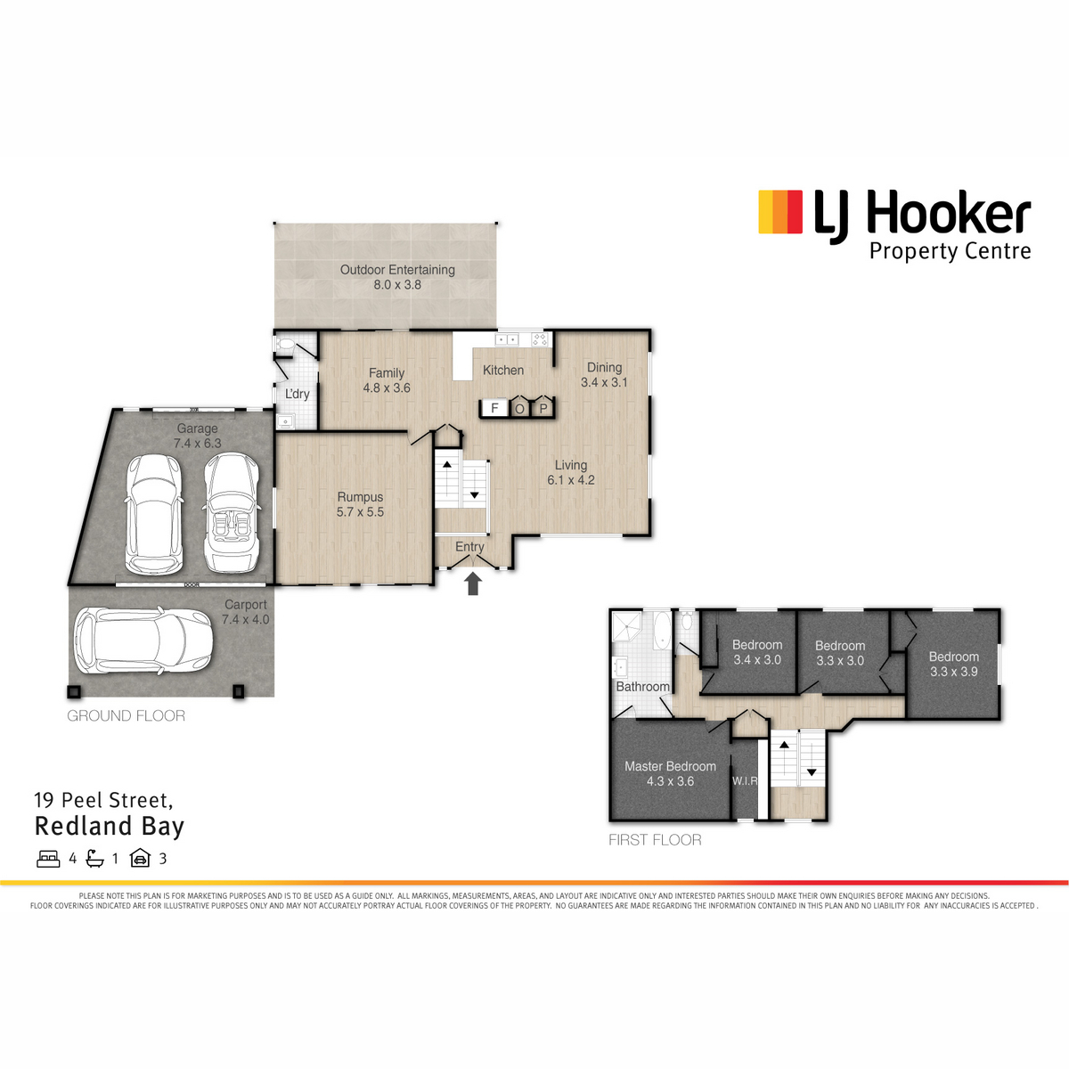 Floorplan of Homely house listing, 19 Peel Street, Redland Bay QLD 4165