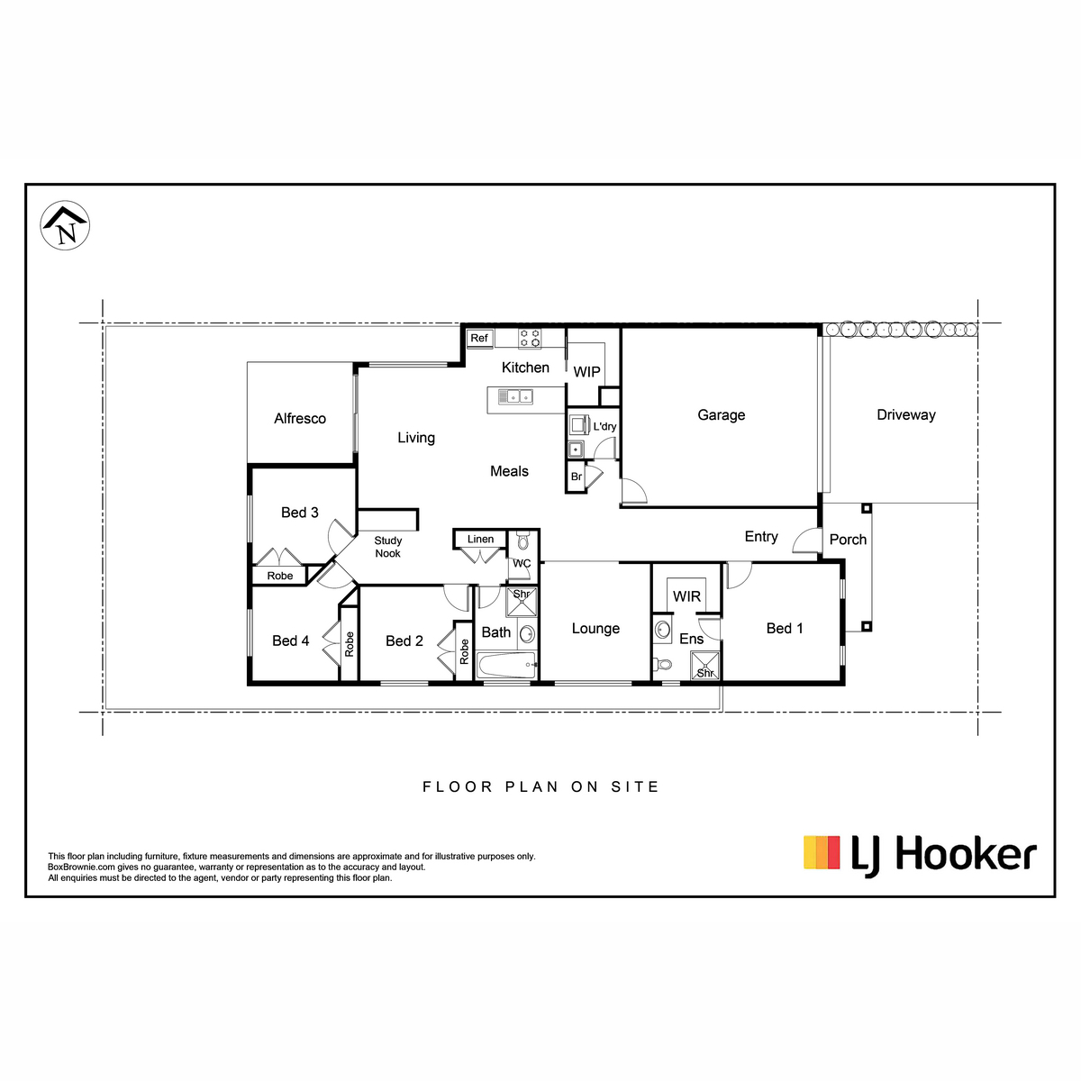 Floorplan of Homely house listing, 26 Liberator Drive, Point Cook VIC 3030