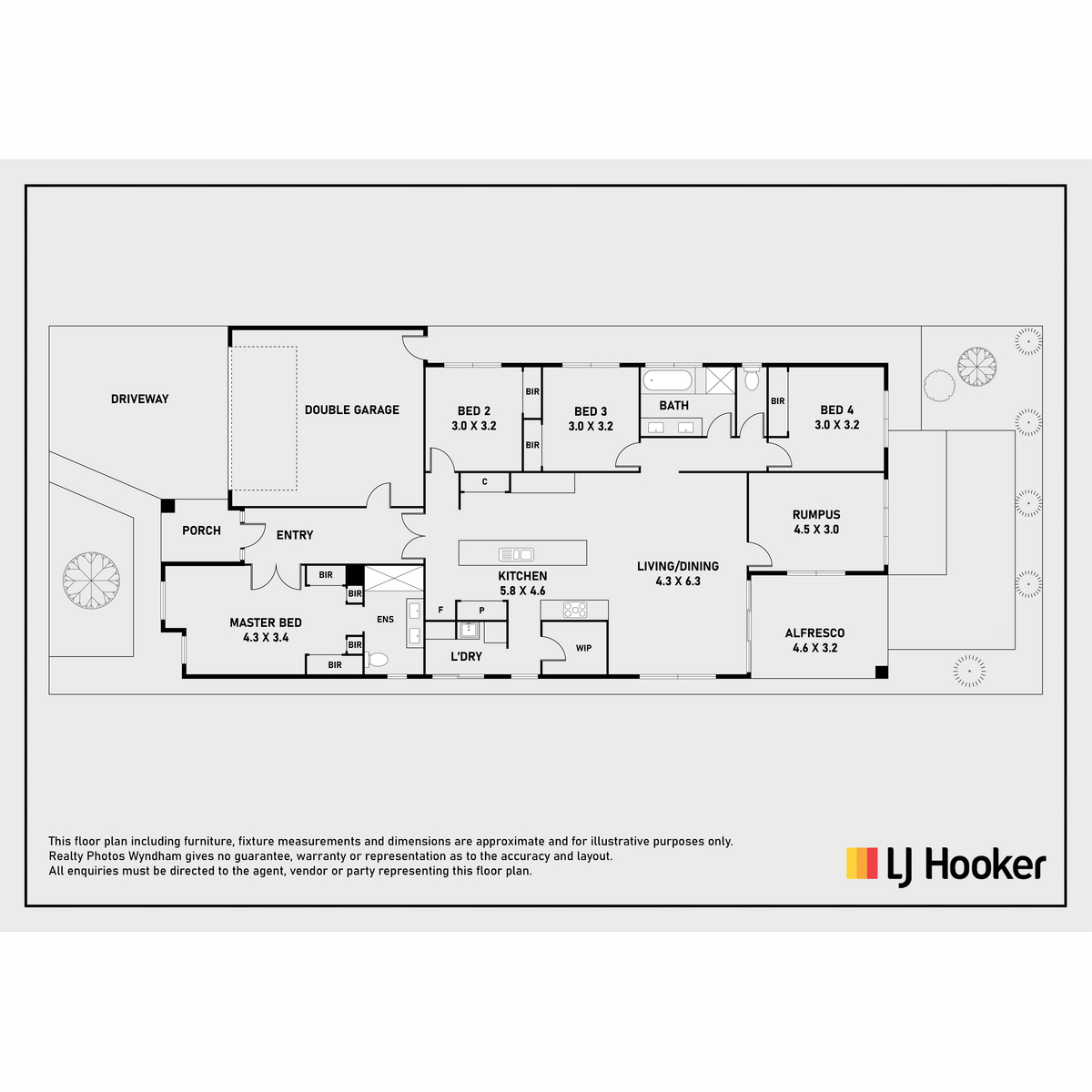 Floorplan of Homely house listing, 45 Carmen Road, Point Cook VIC 3030