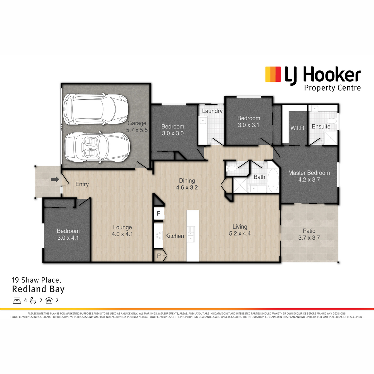 Floorplan of Homely house listing, 19 Shaw Place, Redland Bay QLD 4165