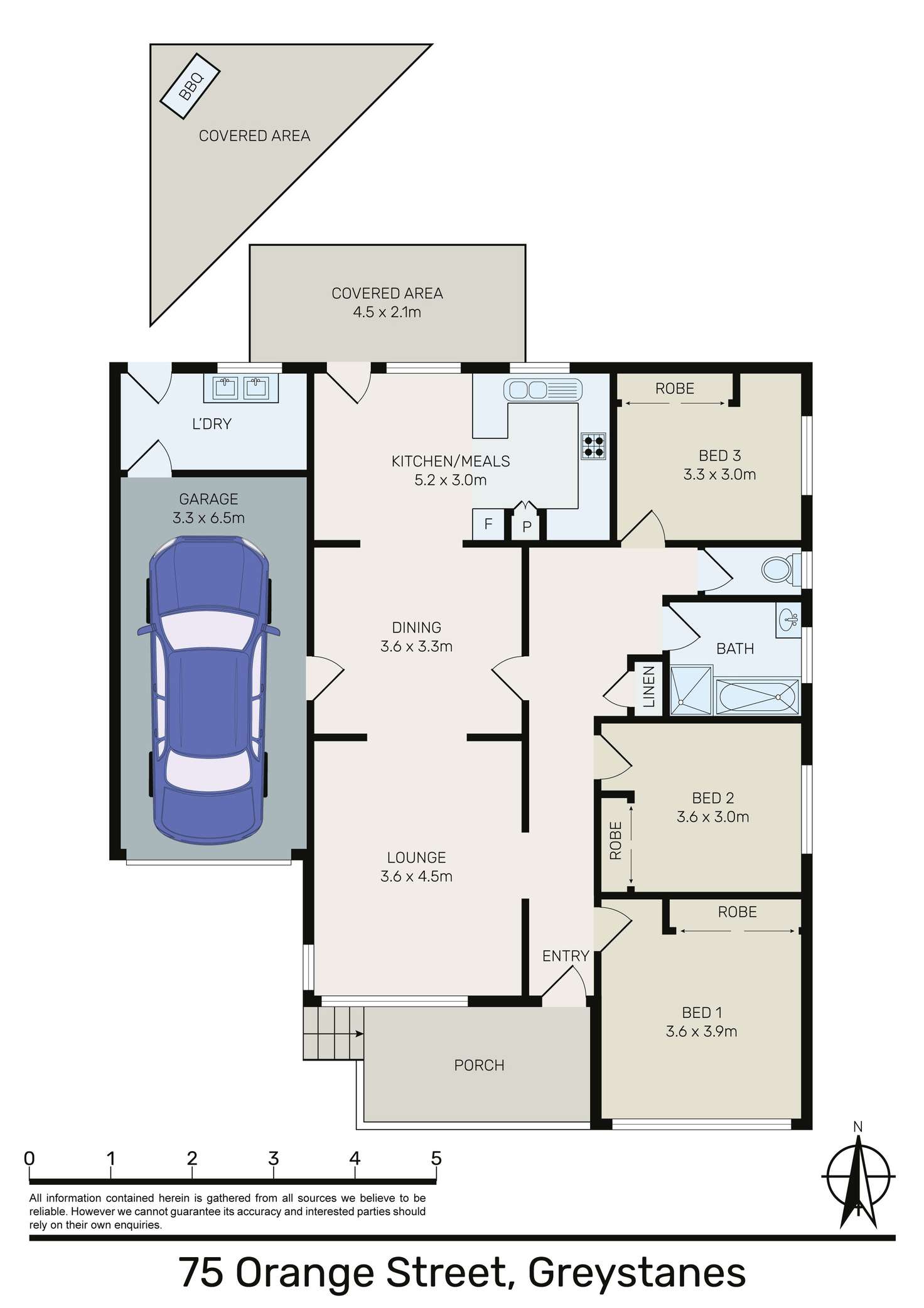 Floorplan of Homely house listing, 75 Orange Street, Greystanes NSW 2145