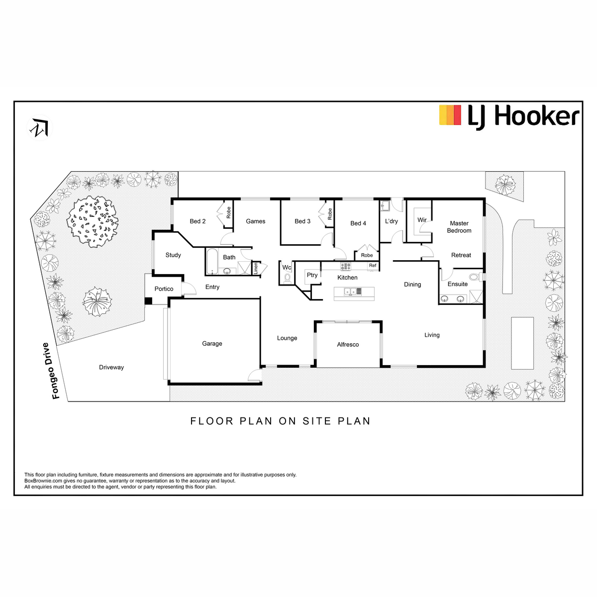 Floorplan of Homely house listing, 90 Fongeo Drive, Point Cook VIC 3030