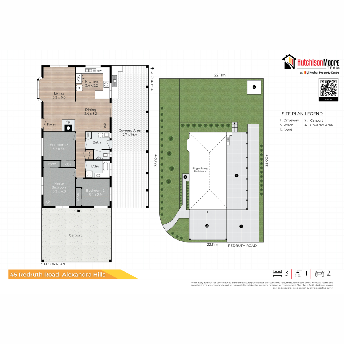 Floorplan of Homely house listing, 45 Redruth Road, Alexandra Hills QLD 4161