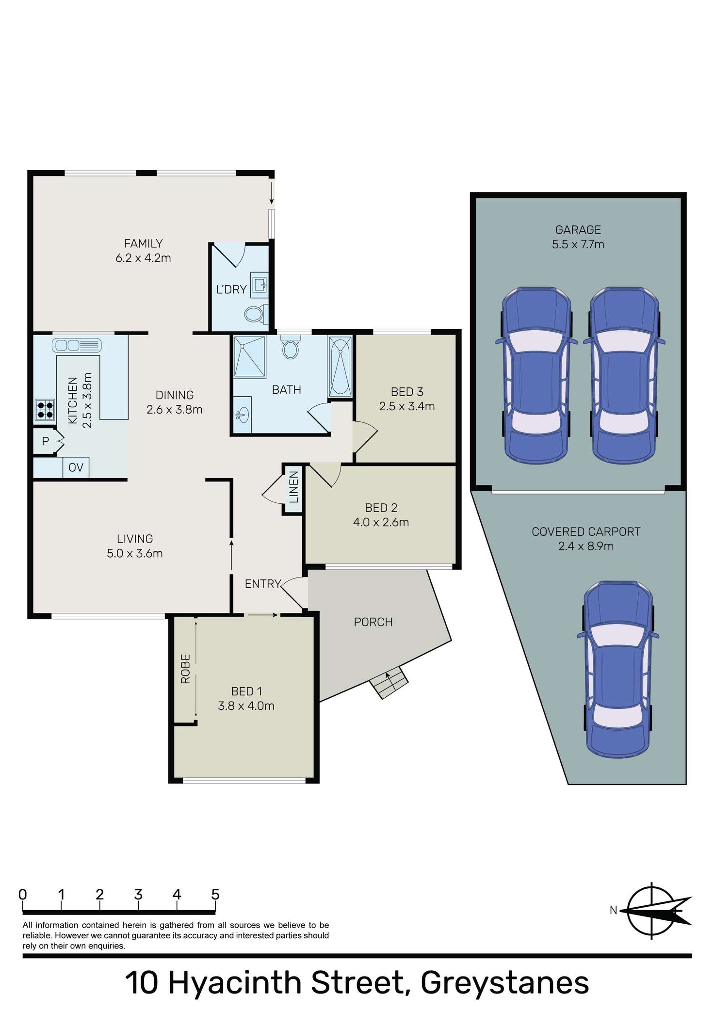 Floorplan of Homely house listing, 10 Hyacinth Street, Greystanes NSW 2145