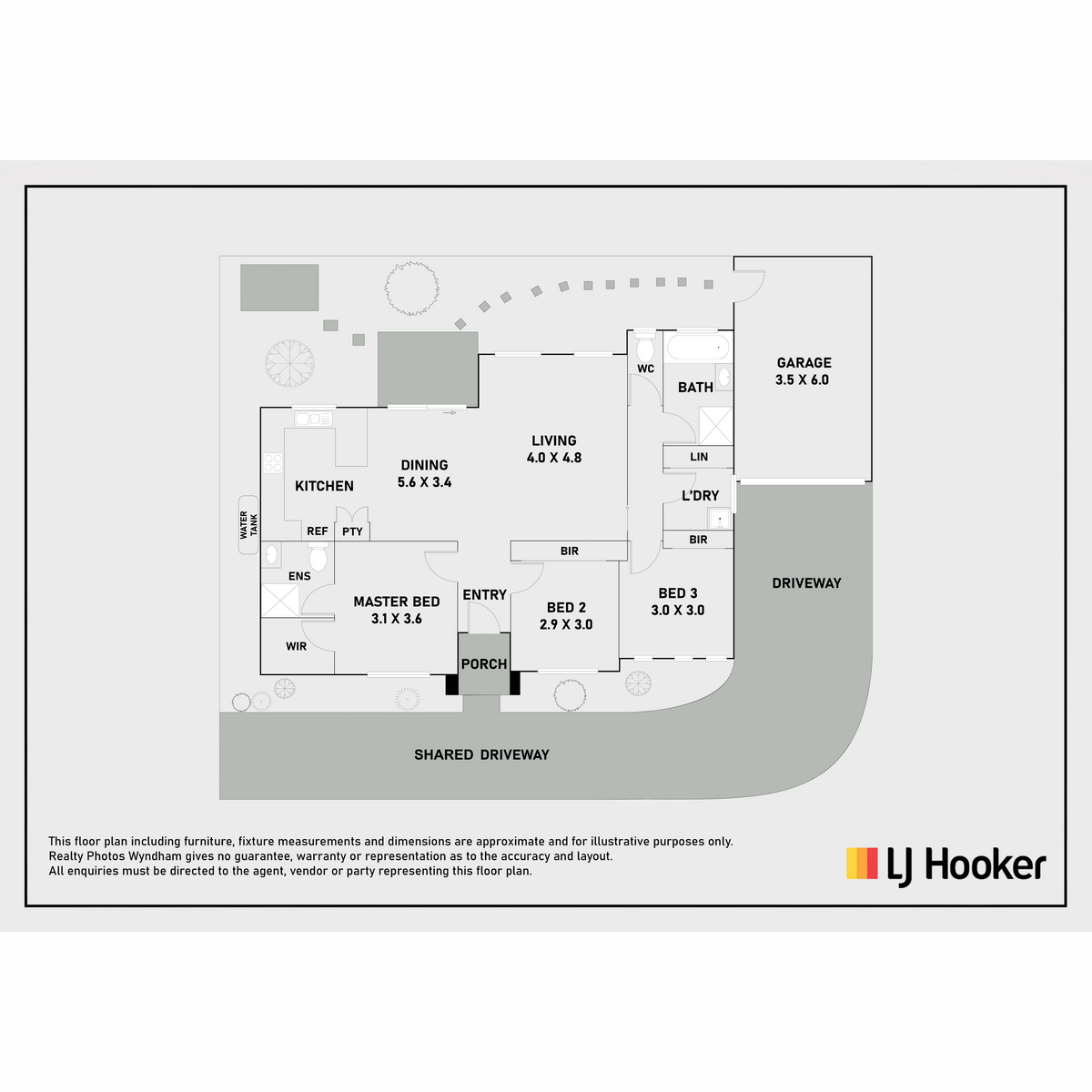 Floorplan of Homely house listing, 1/23 Tenerrife Crescent, Point Cook VIC 3030