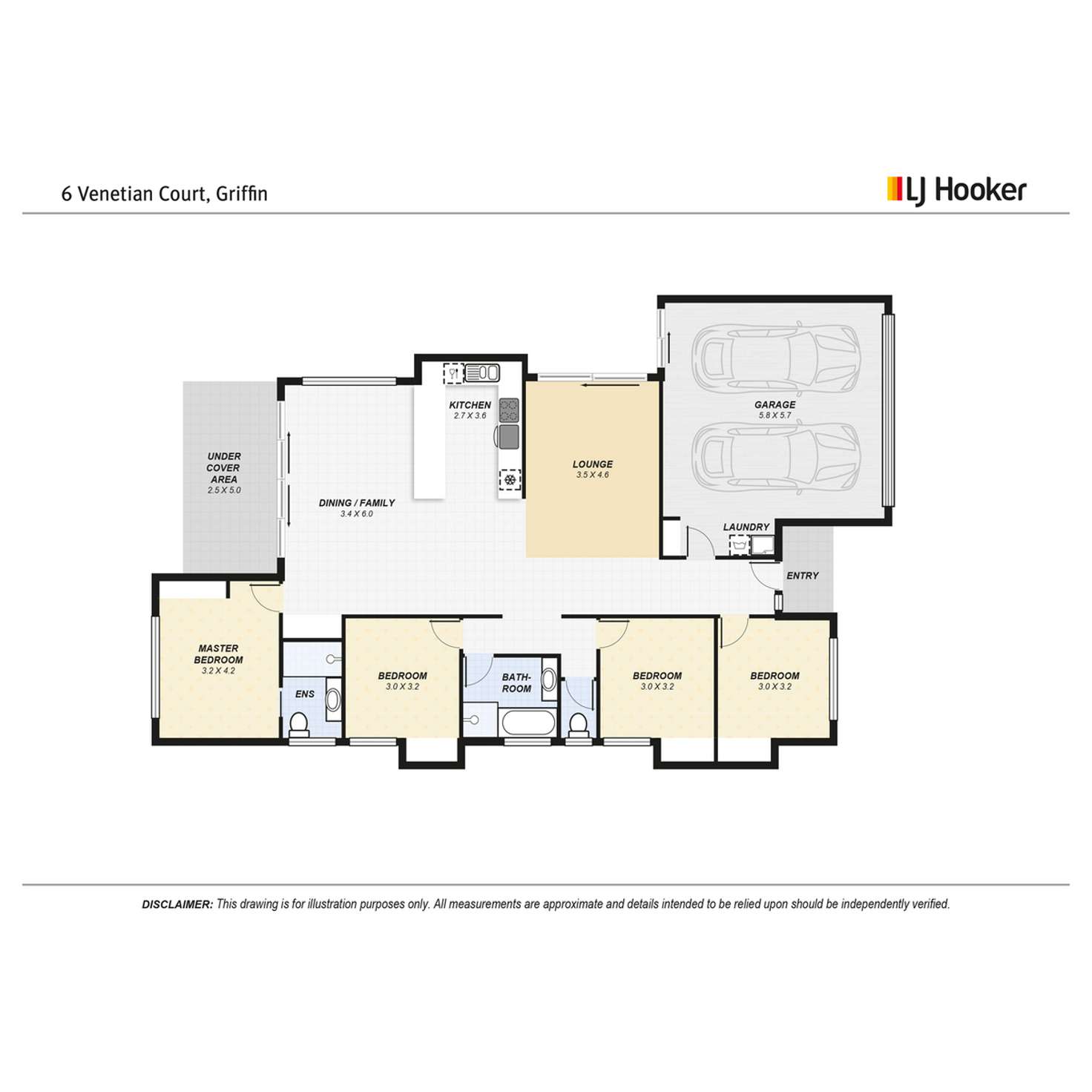 Floorplan of Homely house listing, 6 Venetian Court, Griffin QLD 4503