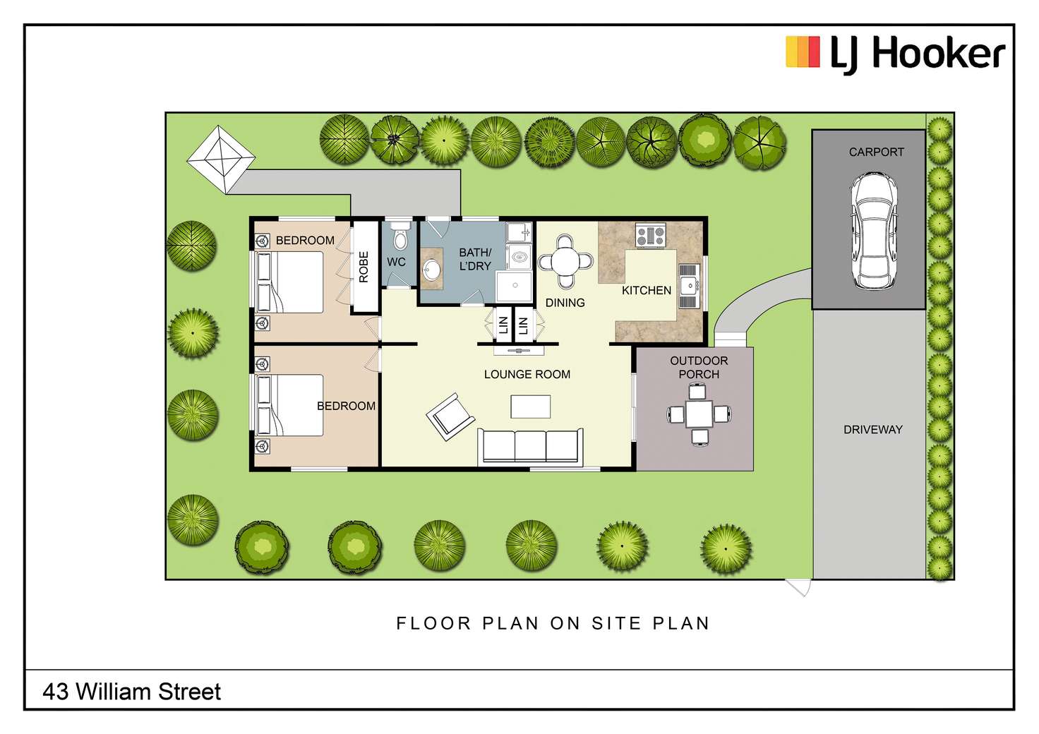 Floorplan of Homely house listing, 43 William Street, Young NSW 2594
