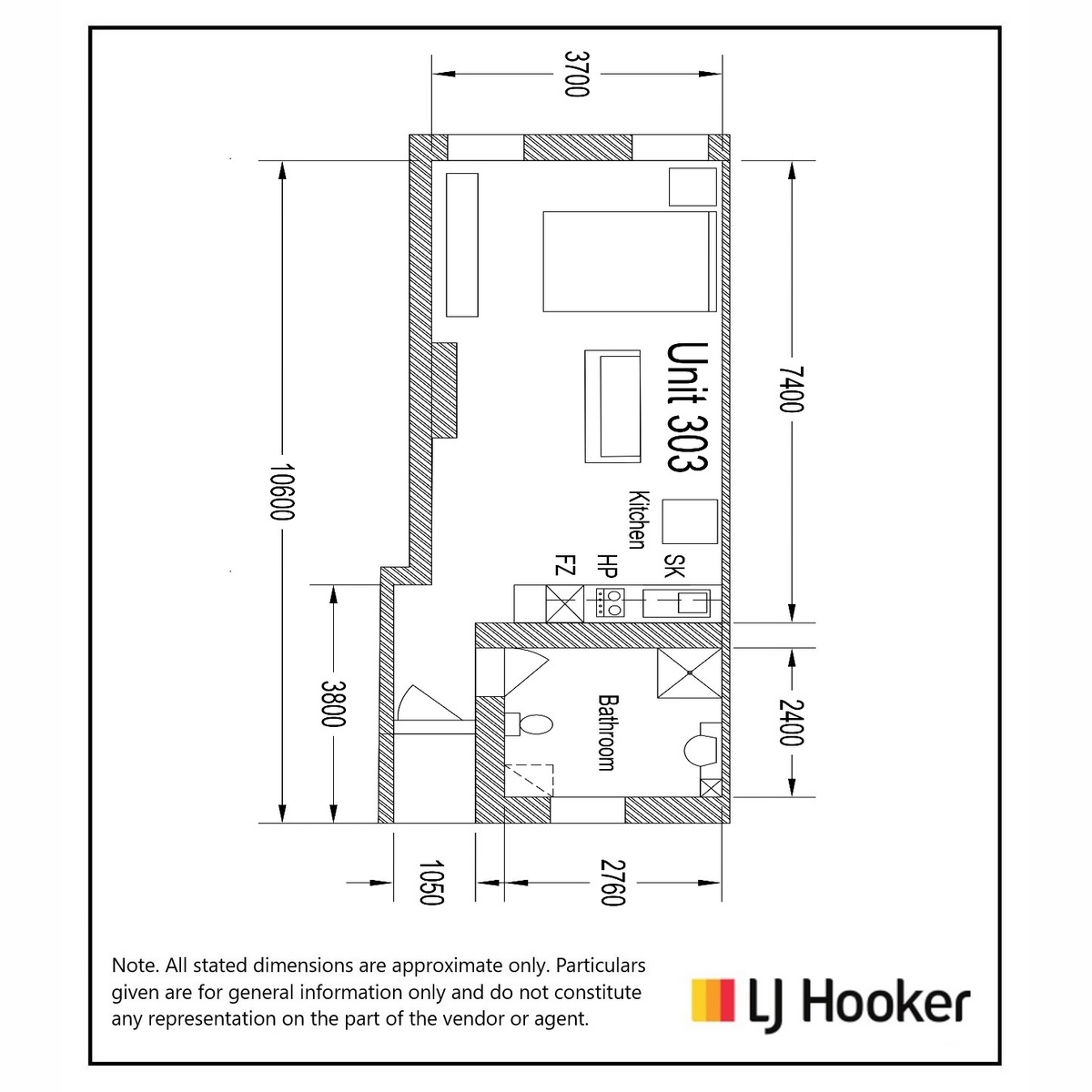 Floorplan of Homely apartment listing, 303 & 320/45 Victoria Parade, Collingwood VIC 3066